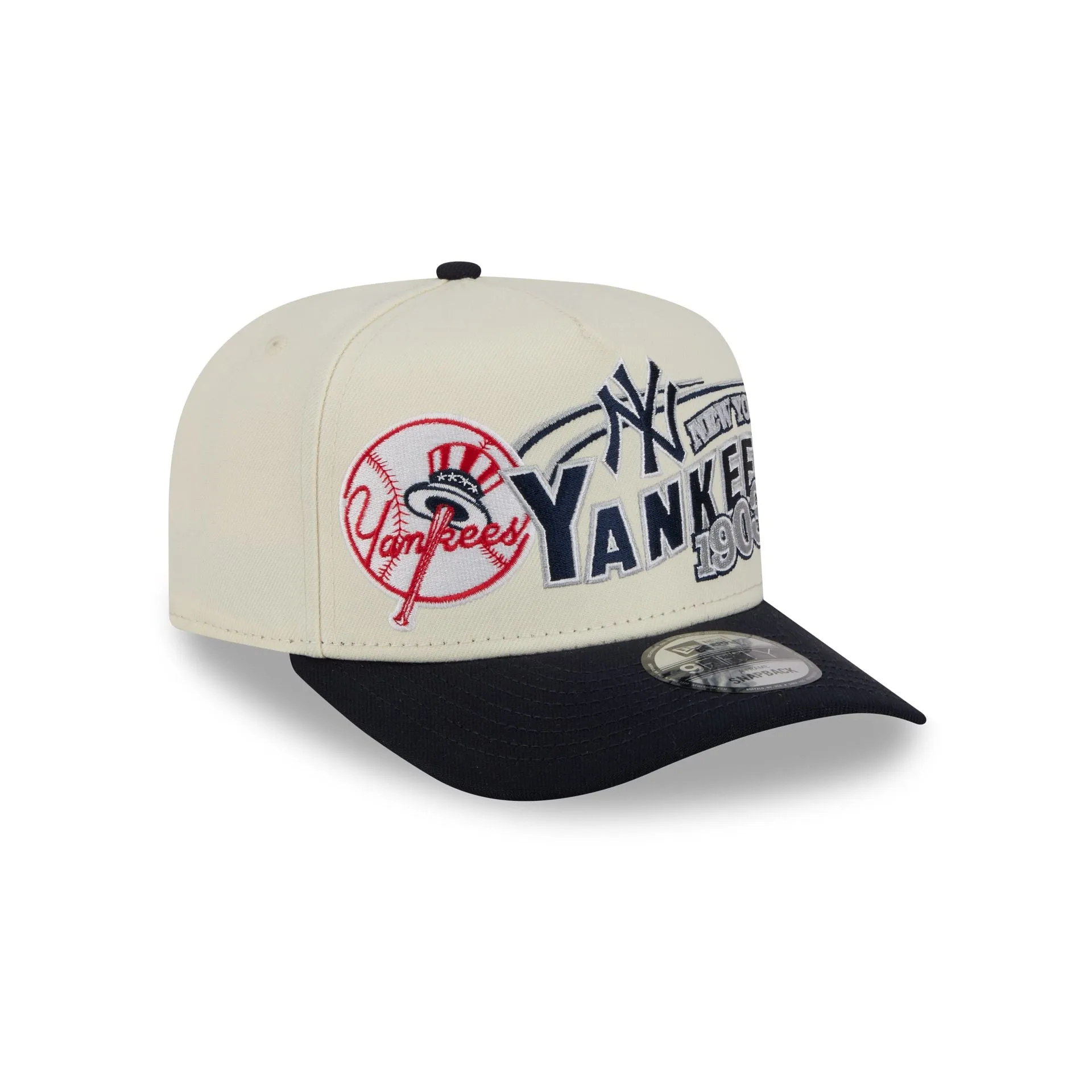 New York Yankees Chrome White Classic 9FIFTY A-Frame Snapback Hat sold by New Era product image thumbnail 3