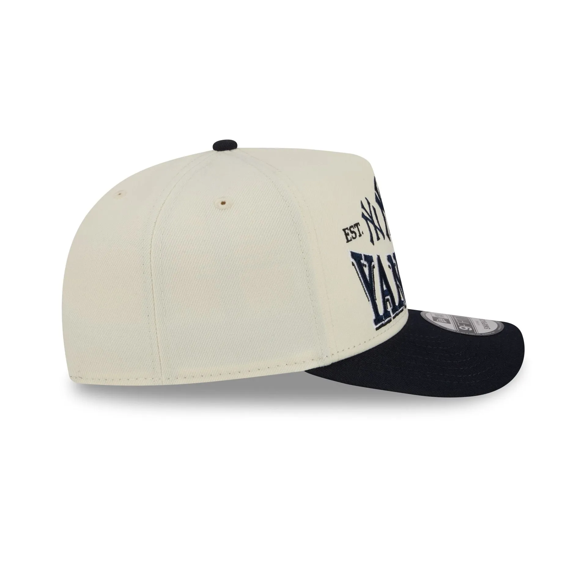 New York Yankees Three Hit Chrome White 9FIFTY A-Frame Snapback Hat sold by New Era product image thumbnail 5