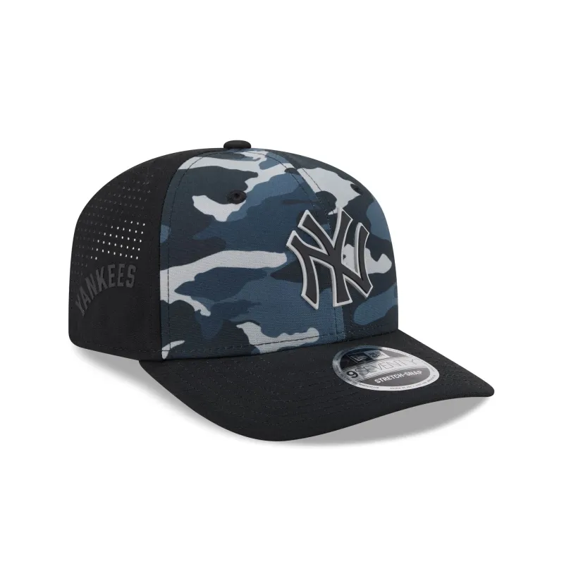 New York Yankees Black Camo Performance 9SEVENTY Stretch-Snap Hat made by New Era