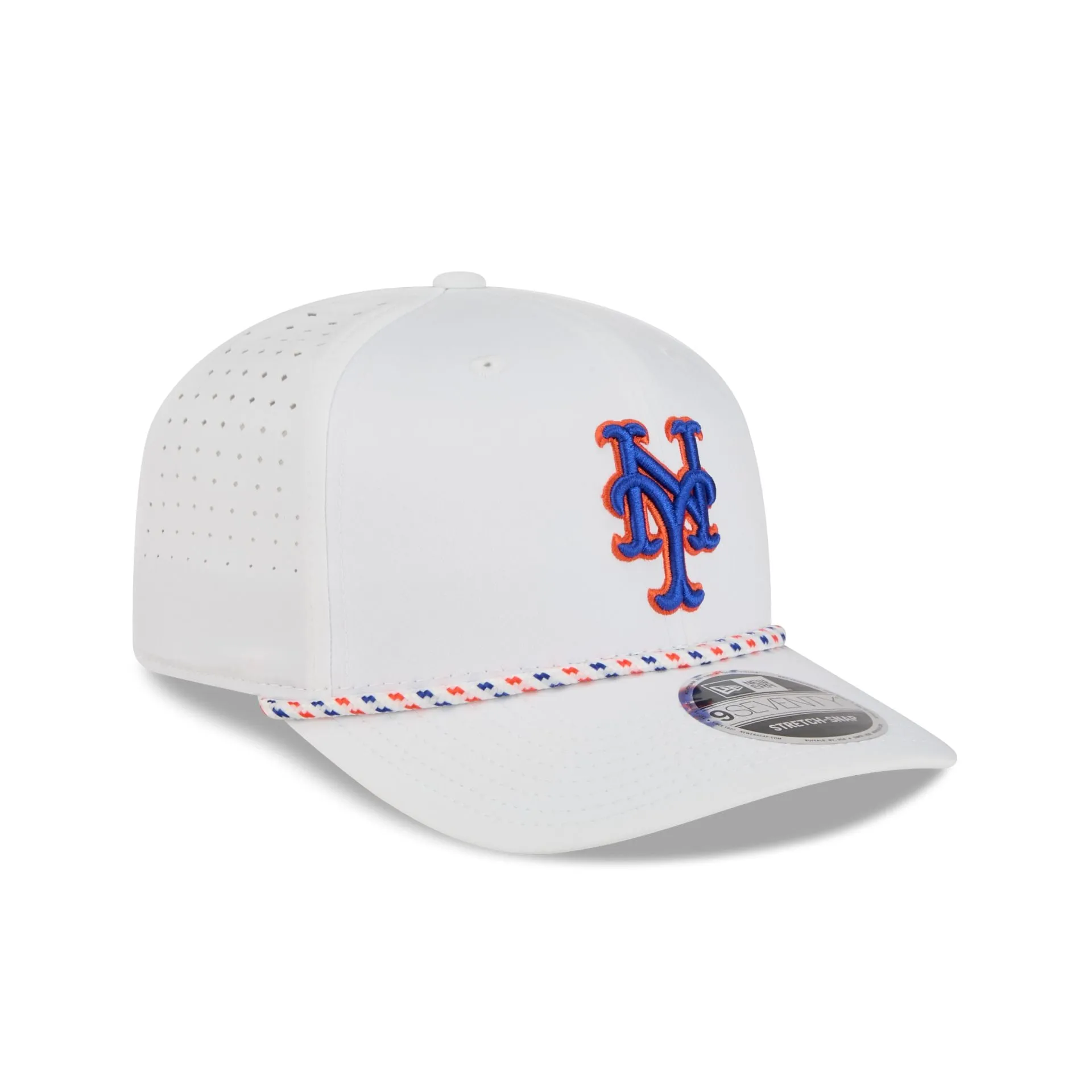 New York Mets Optic White Performance Rope 9SEVENTY Stretch-Snap Hat sold by New Era product image thumbnail 3