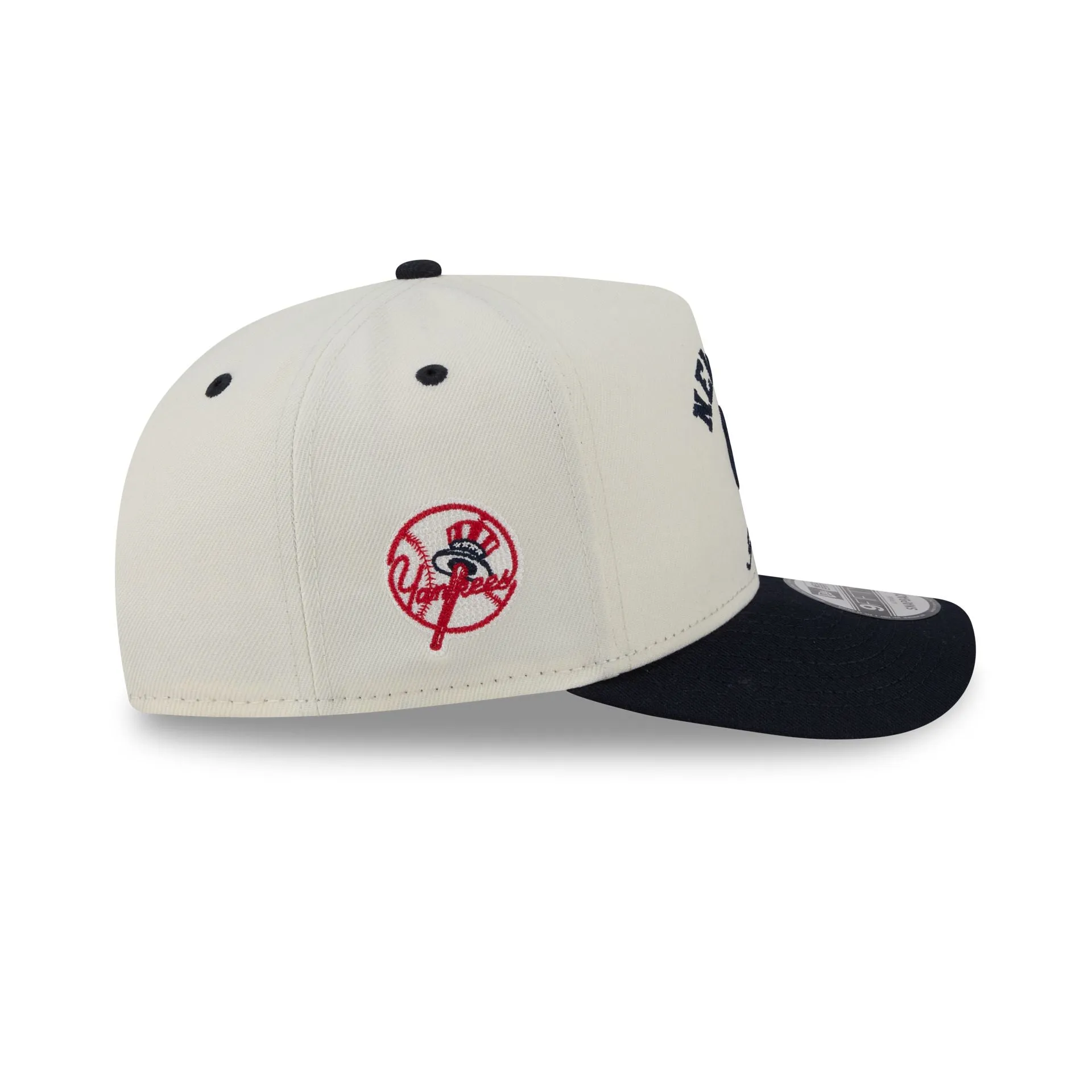 New York Yankees Arched Chrome White 9FIFTY A-Frame Snapback Hat sold by New Era product image thumbnail 4