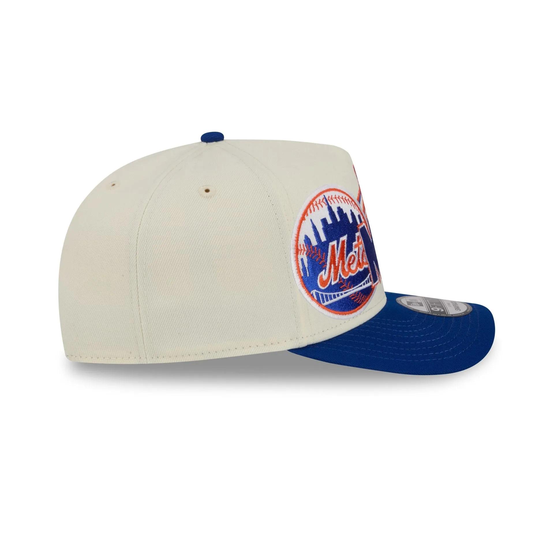 New York Mets Chrome White Classic 9FIFTY A-Frame Snapback Hat sold by New Era product image thumbnail 5
