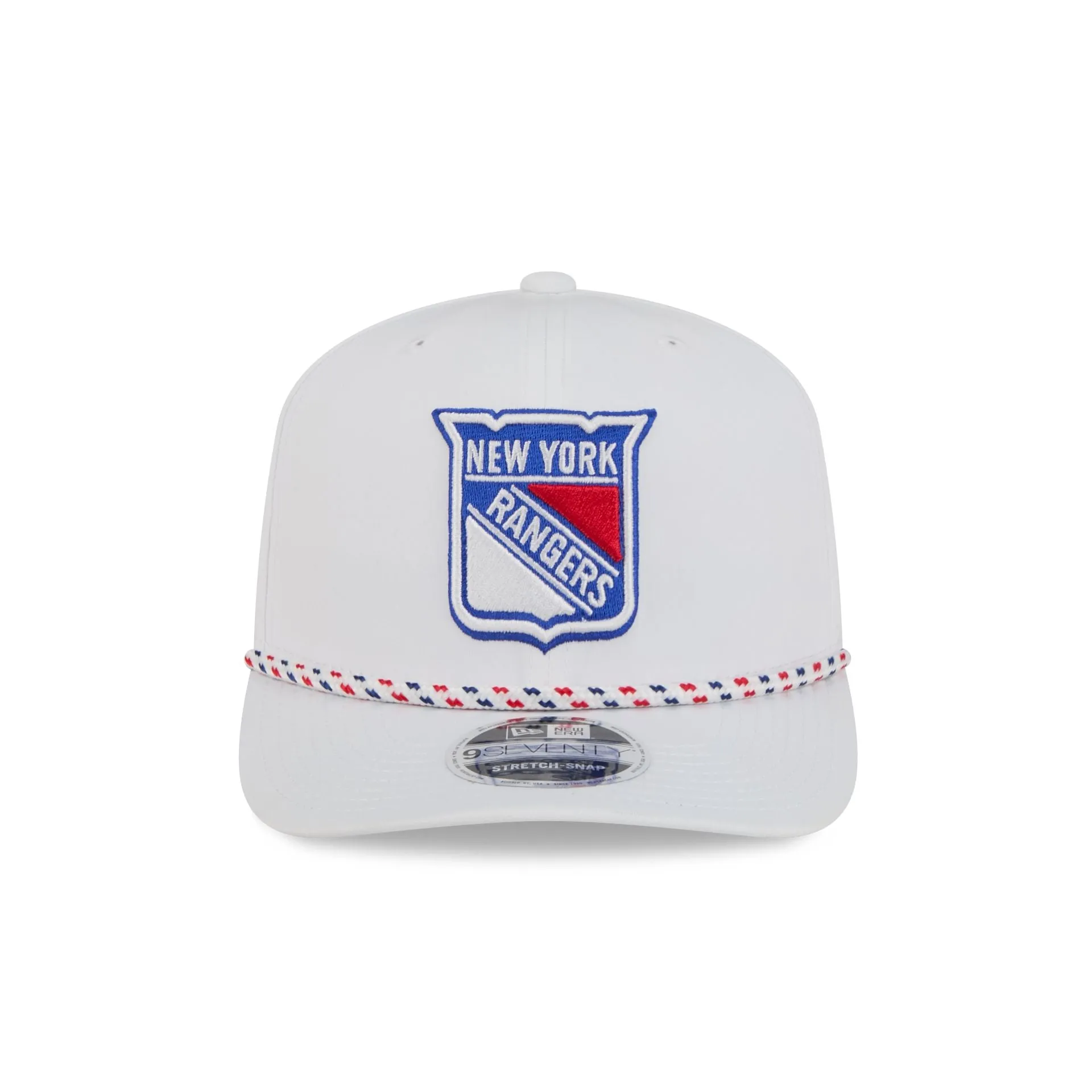 New York Rangers Optic White Performance Rope 9SEVENTY Stretch-Snap Hat sold by New Era product image thumbnail 2