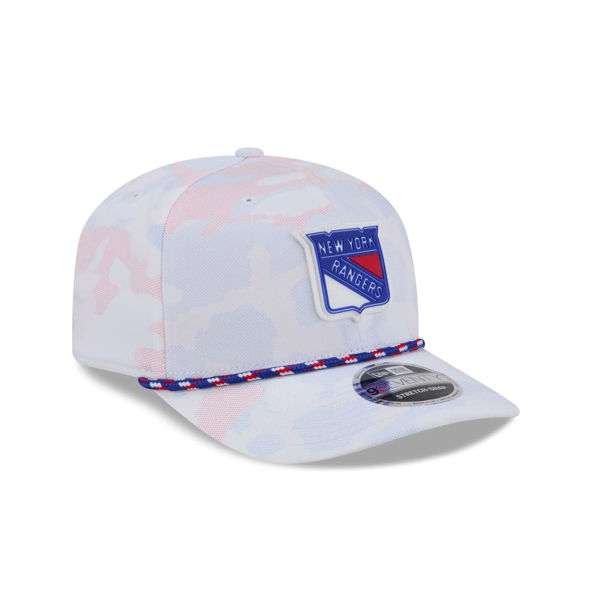 New York Rangers White Camo Performance Rope 9SEVENTY Stretch-Snap Hat sold by New Era product image thumbnail 3