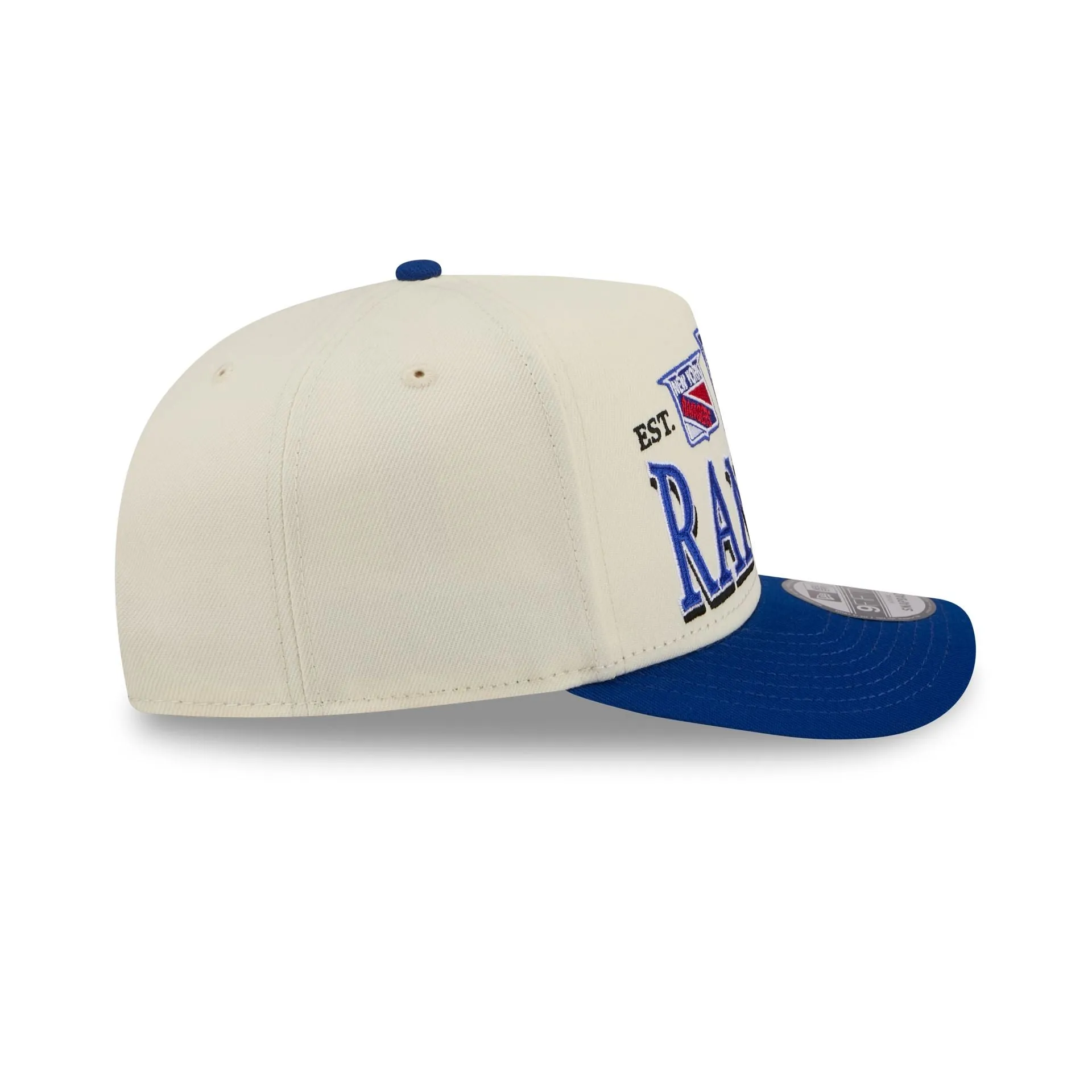 New York Rangers Three Hit Chrome White 9FIFTY A-Frame Snapback Hat sold by New Era product image thumbnail 5