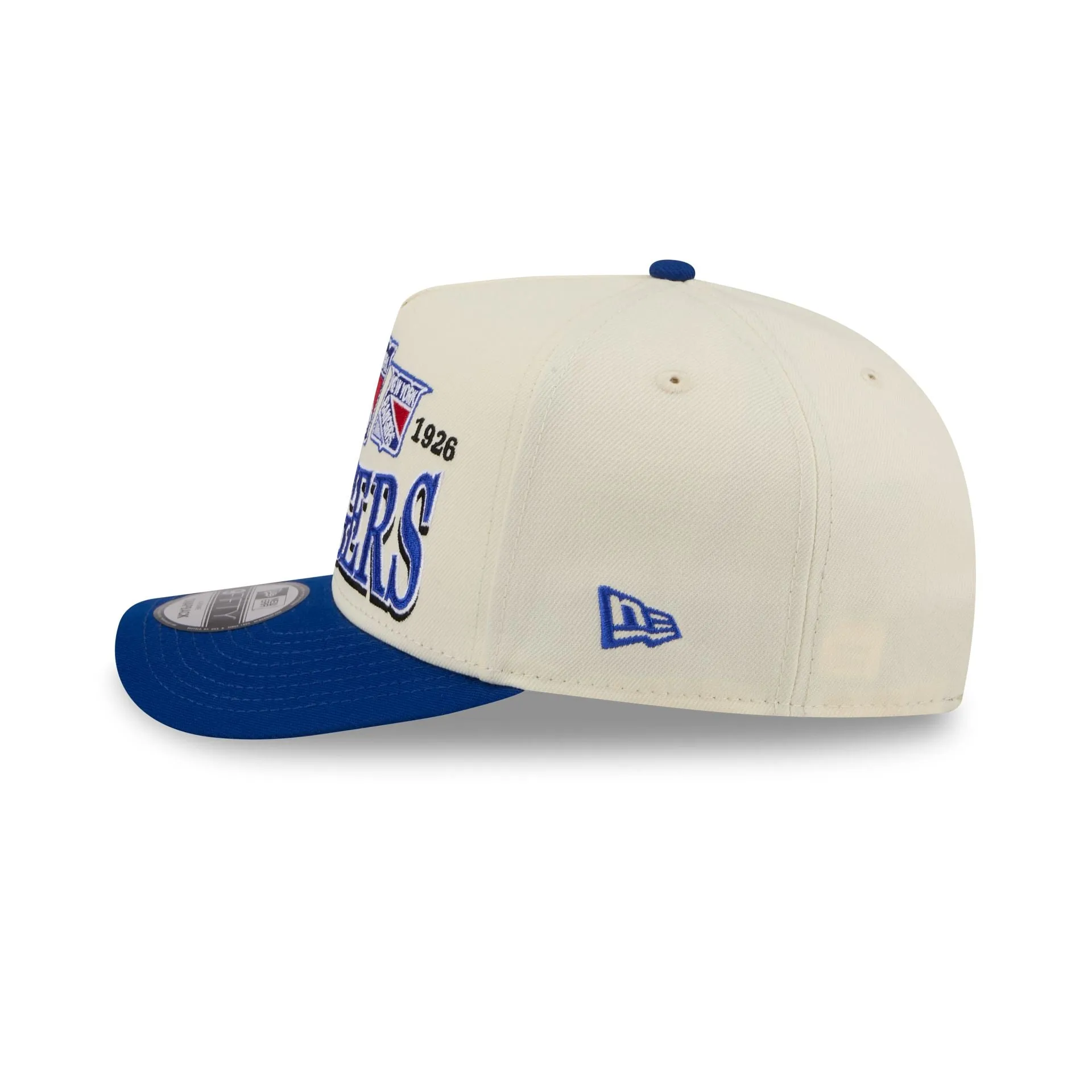 New York Rangers Three Hit Chrome White 9FIFTY A-Frame Snapback Hat sold by New Era product image thumbnail 4
