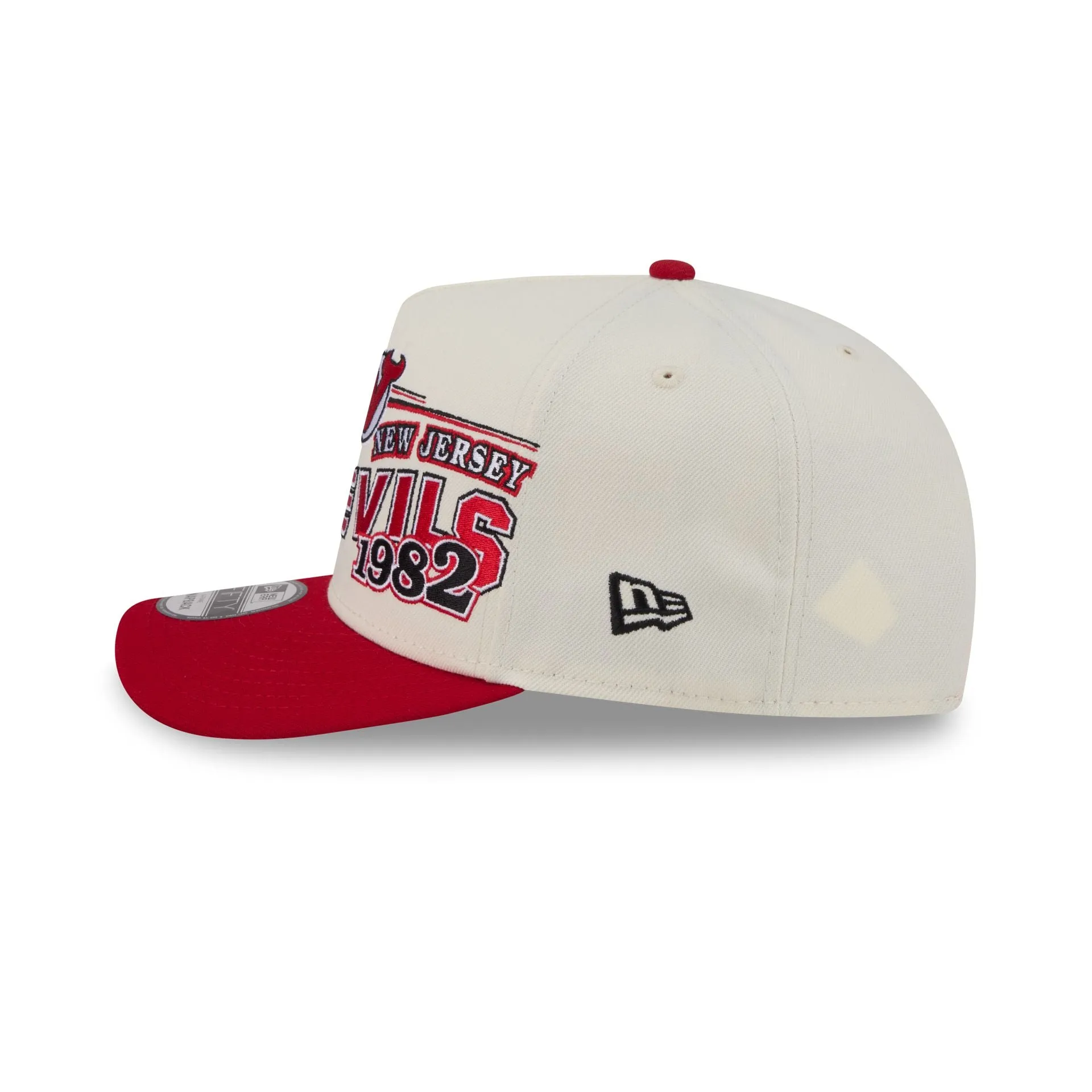 New Jersey Devils Chrome White Classic 9FIFTY A-Frame Snapback Hat sold by New Era product image thumbnail 4