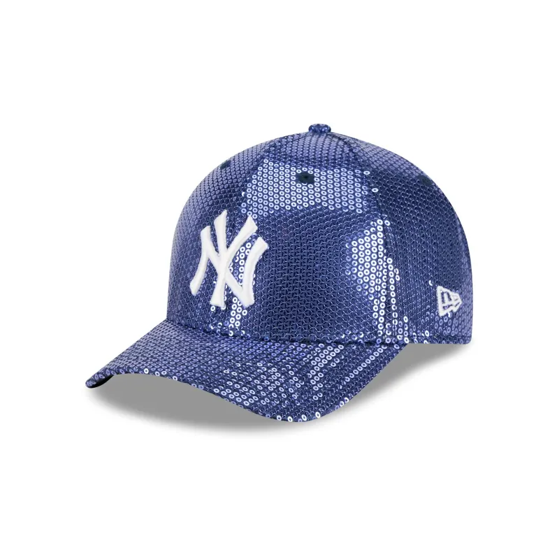 New York Yankees Sequin Women's 9FORTY M-Crown Snapback Hat sold by New Era