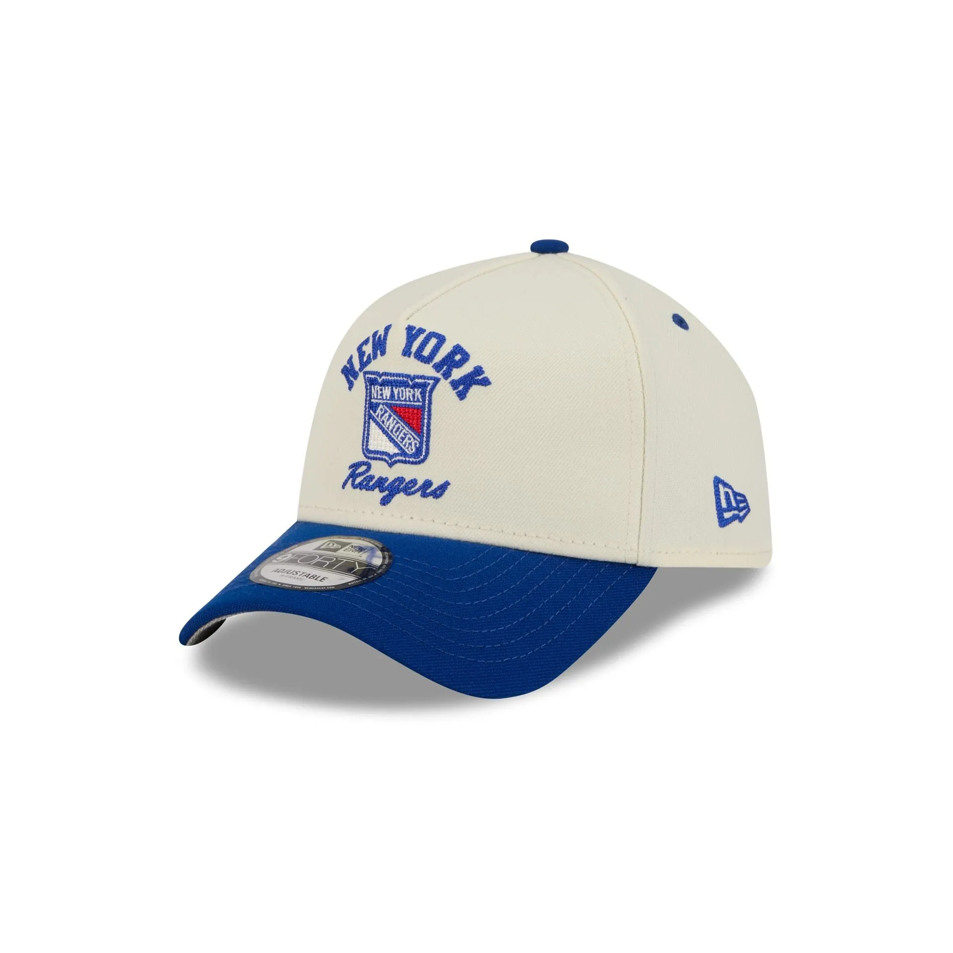 New York Rangers Chrome White Arched 9FORTY A-Frame Snapback Hat sold by New Era product image thumbnail 3