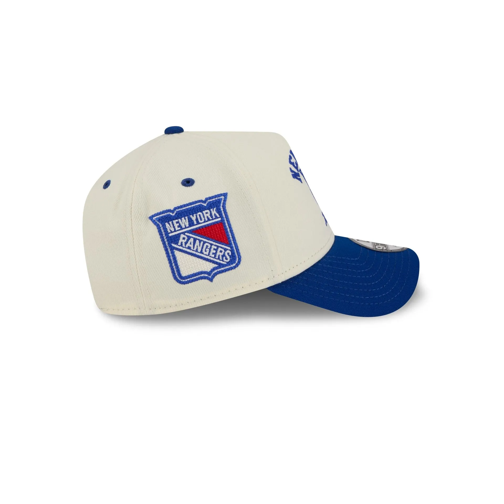 New York Rangers Chrome White Arched 9FORTY A-Frame Snapback Hat sold by New Era product image thumbnail 4