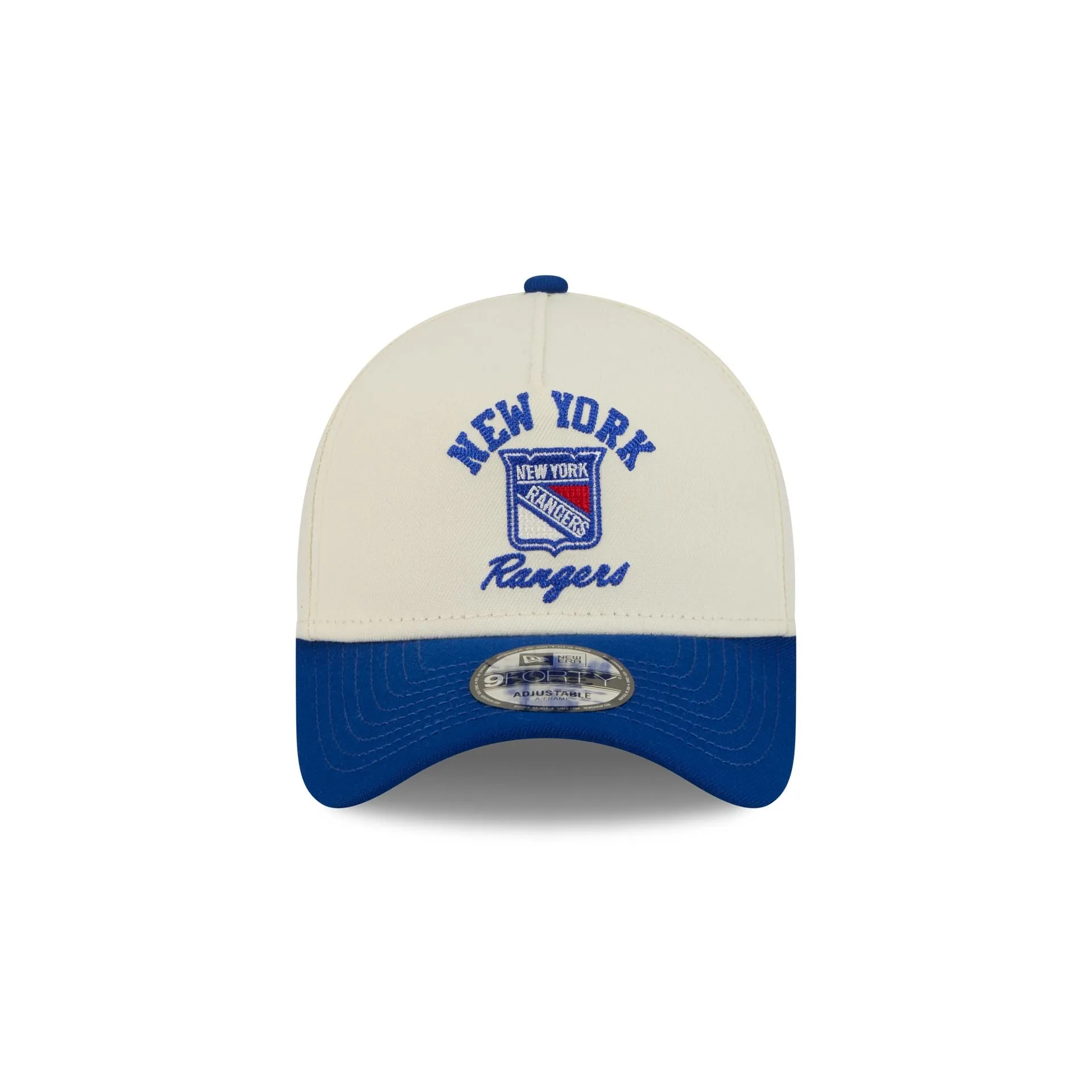 New York Rangers Chrome White Arched 9FORTY A-Frame Snapback Hat sold by New Era product image thumbnail 2