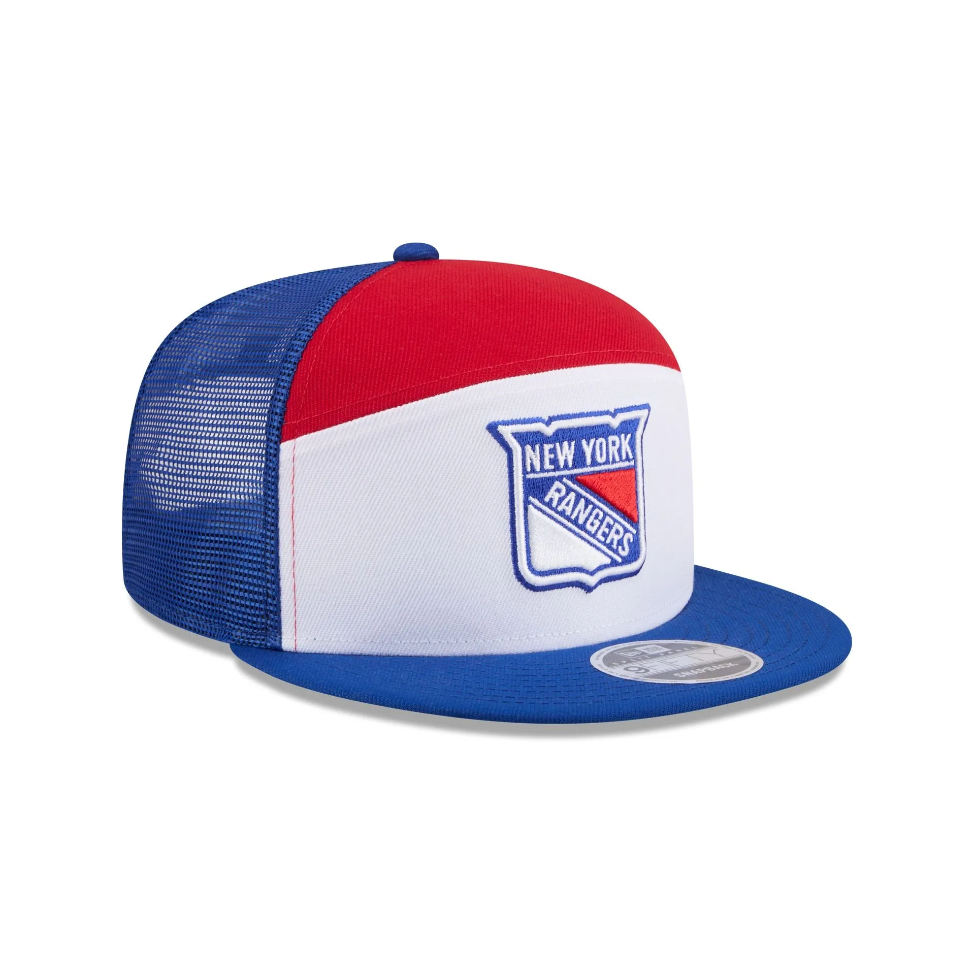 New York Rangers Block Split Panel 9FIFTY Trucker Hat sold by New Era product image thumbnail 3