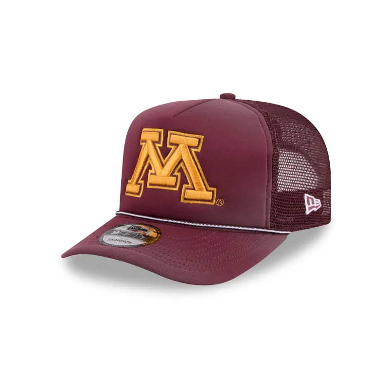 Minnesota Gophers Worn 9FIFTY A-Frame Trucker Hat made by New Era