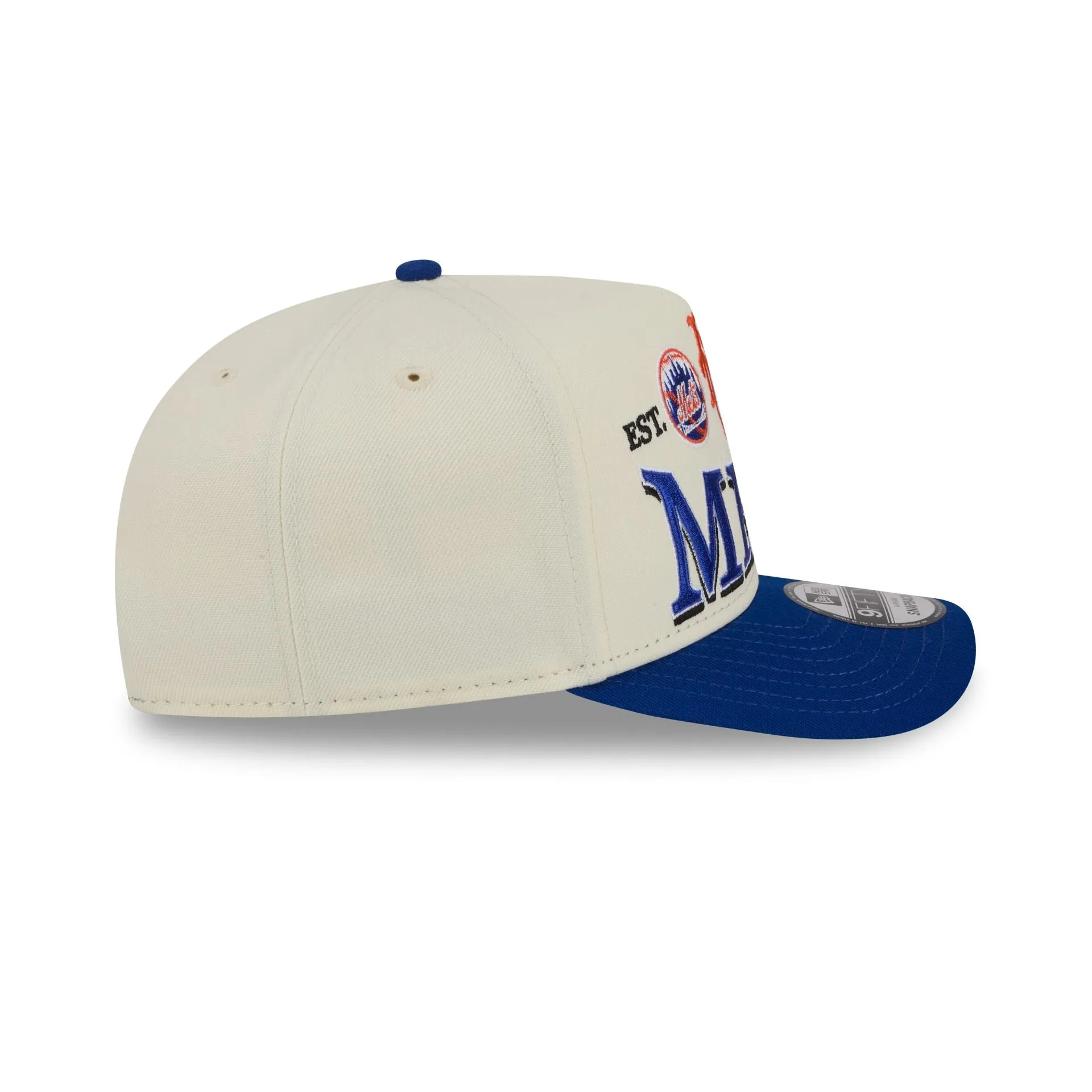 New York Mets Three Hit Chrome White 9FIFTY A-Frame Snapback Hat sold by New Era product image thumbnail 5