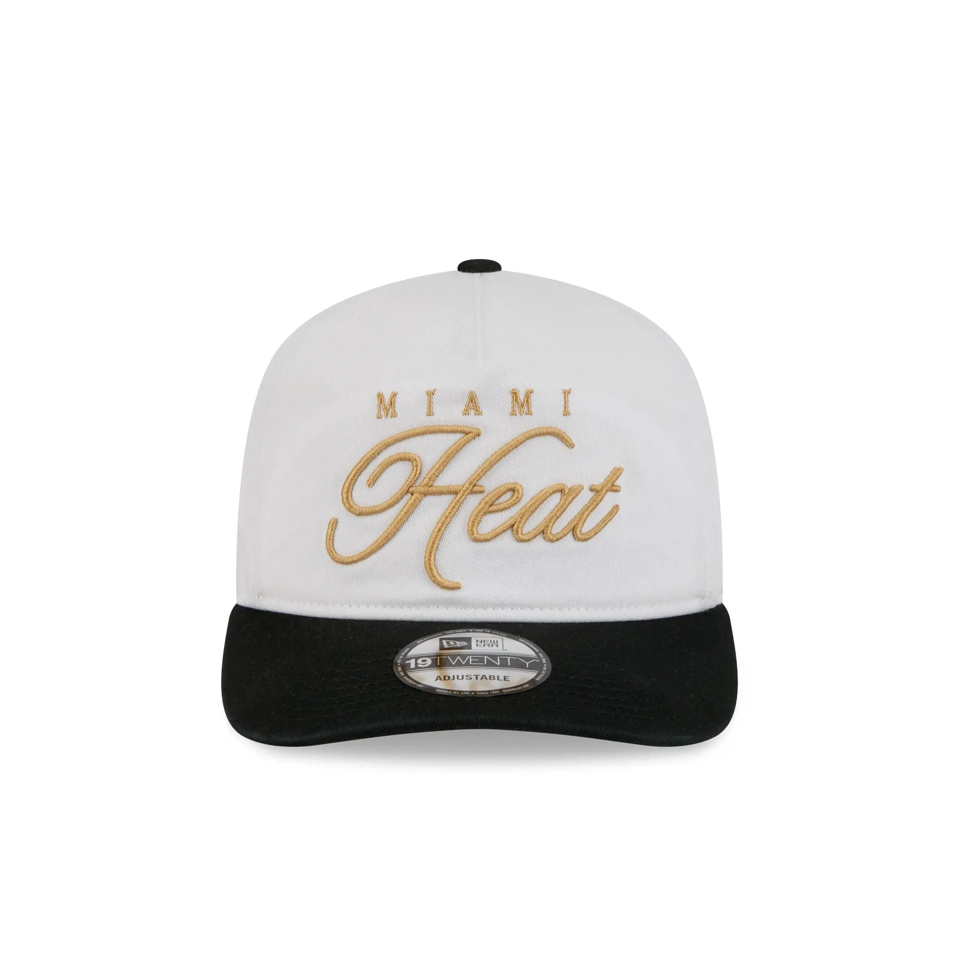 Miami Heat Gold Scripted 19TWENTY Adjustable Hat sold by New Era product image thumbnail 2