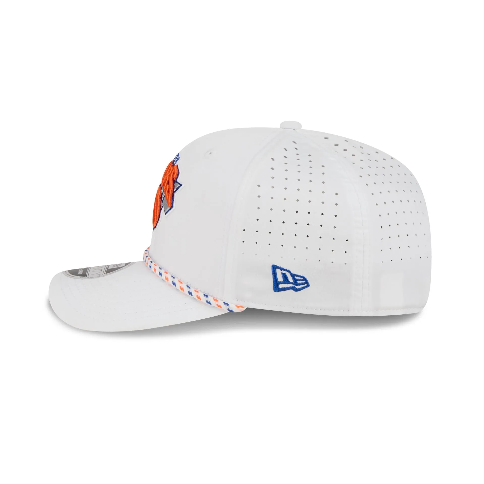 New York Knicks Optic White Performance Rope 9SEVENTY Stretch-Snap Hat sold by New Era product image thumbnail 4