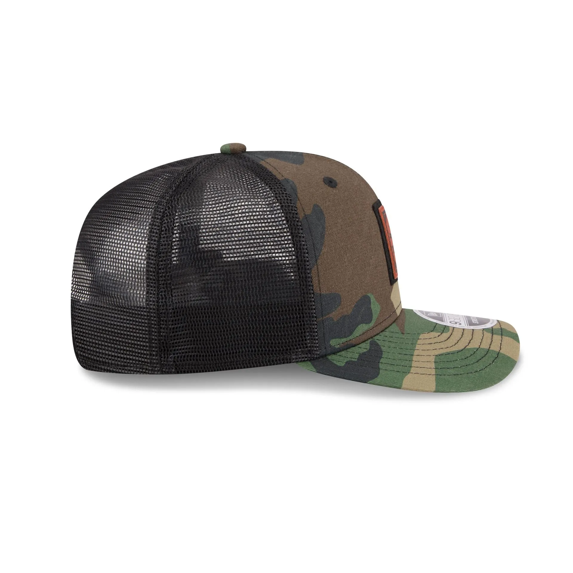 Michigan Wolverines Camo Canvas 9SEVENTY Trucker Hat sold by New Era product image thumbnail 5