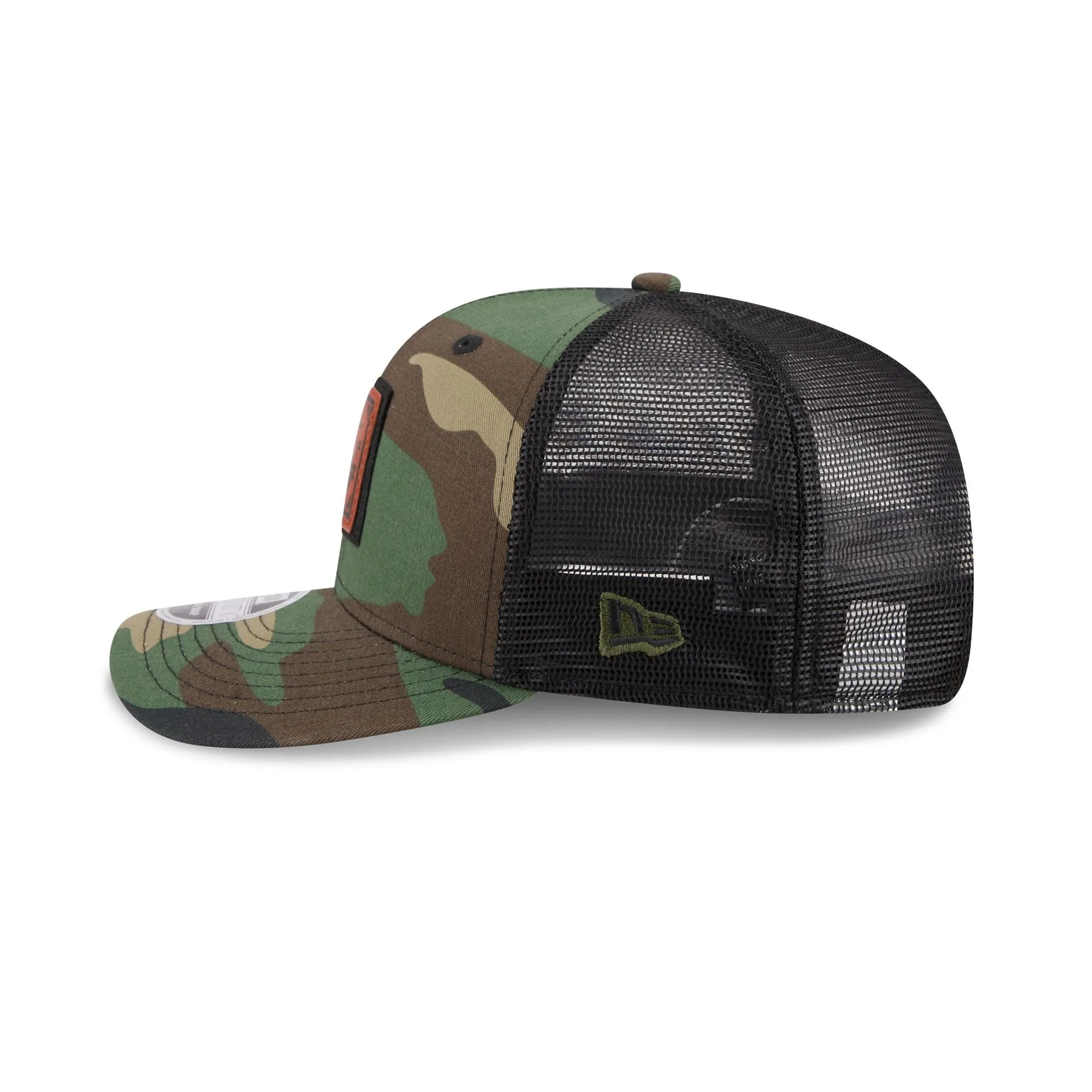 Michigan Wolverines Camo Canvas 9SEVENTY Trucker Hat sold by New Era product image thumbnail 4