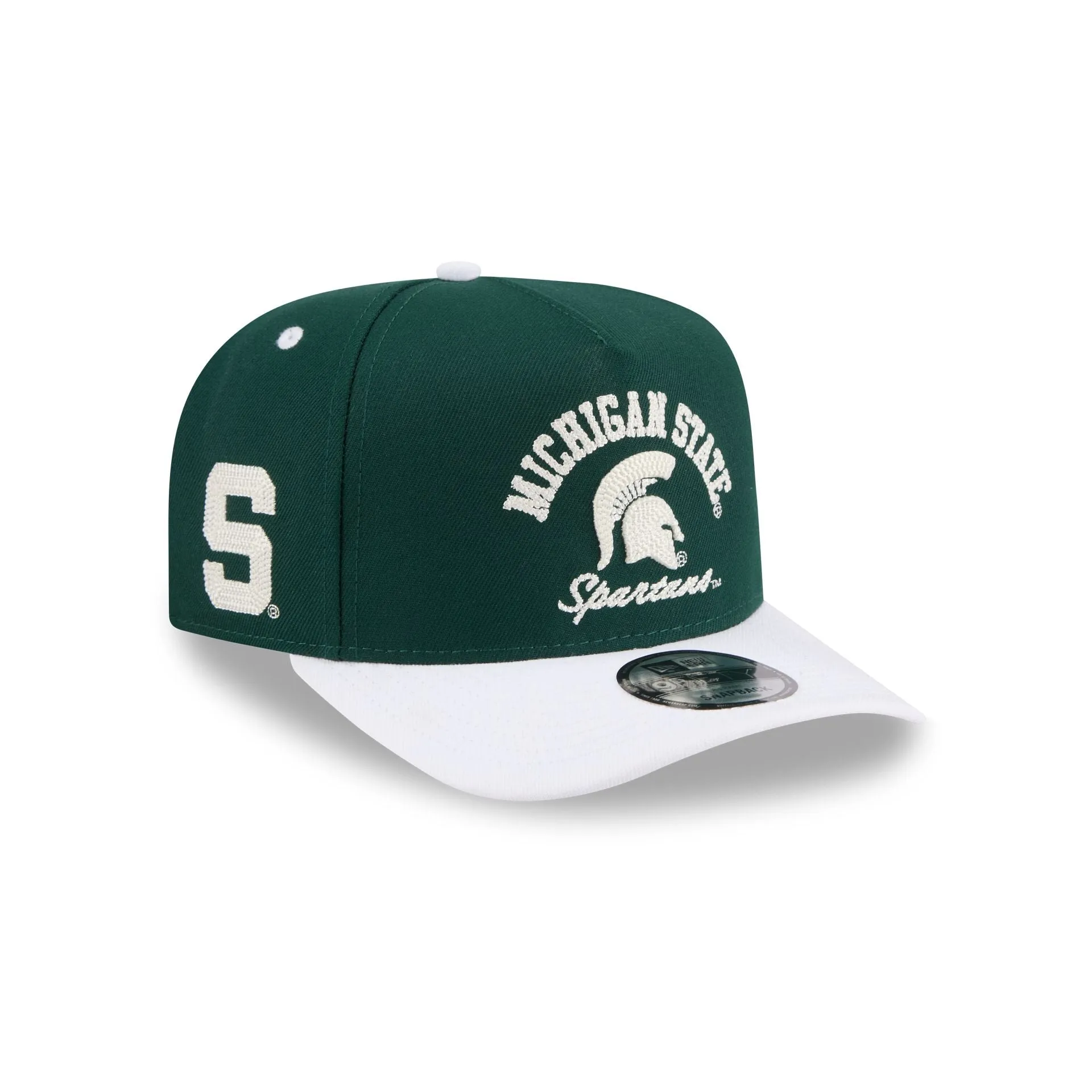 Michigan State Spartans Arched 9FIFTY A-Frame Snapback Hat sold by New Era