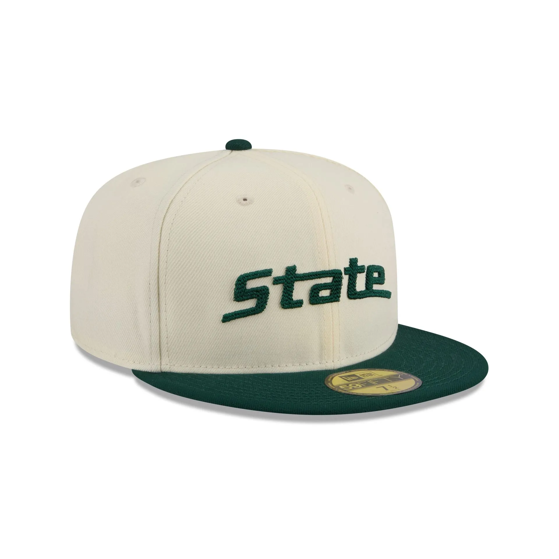 Michigan State Spartans Two Tone Stitch 59FIFTY Fitted Hat sold by New Era product image thumbnail 3