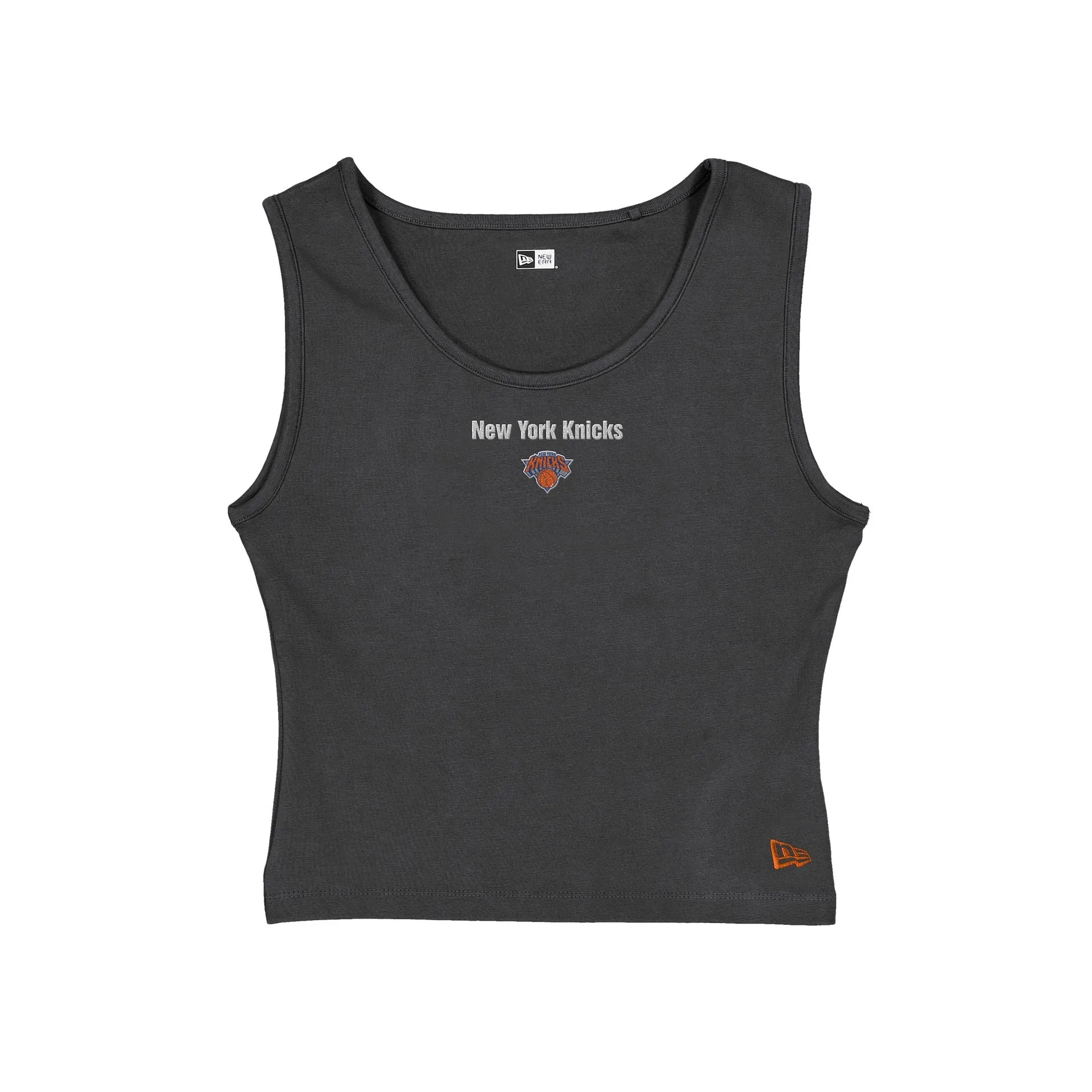 New York Knicks Glam Game Women's Graphite Tank Top sold by New Era