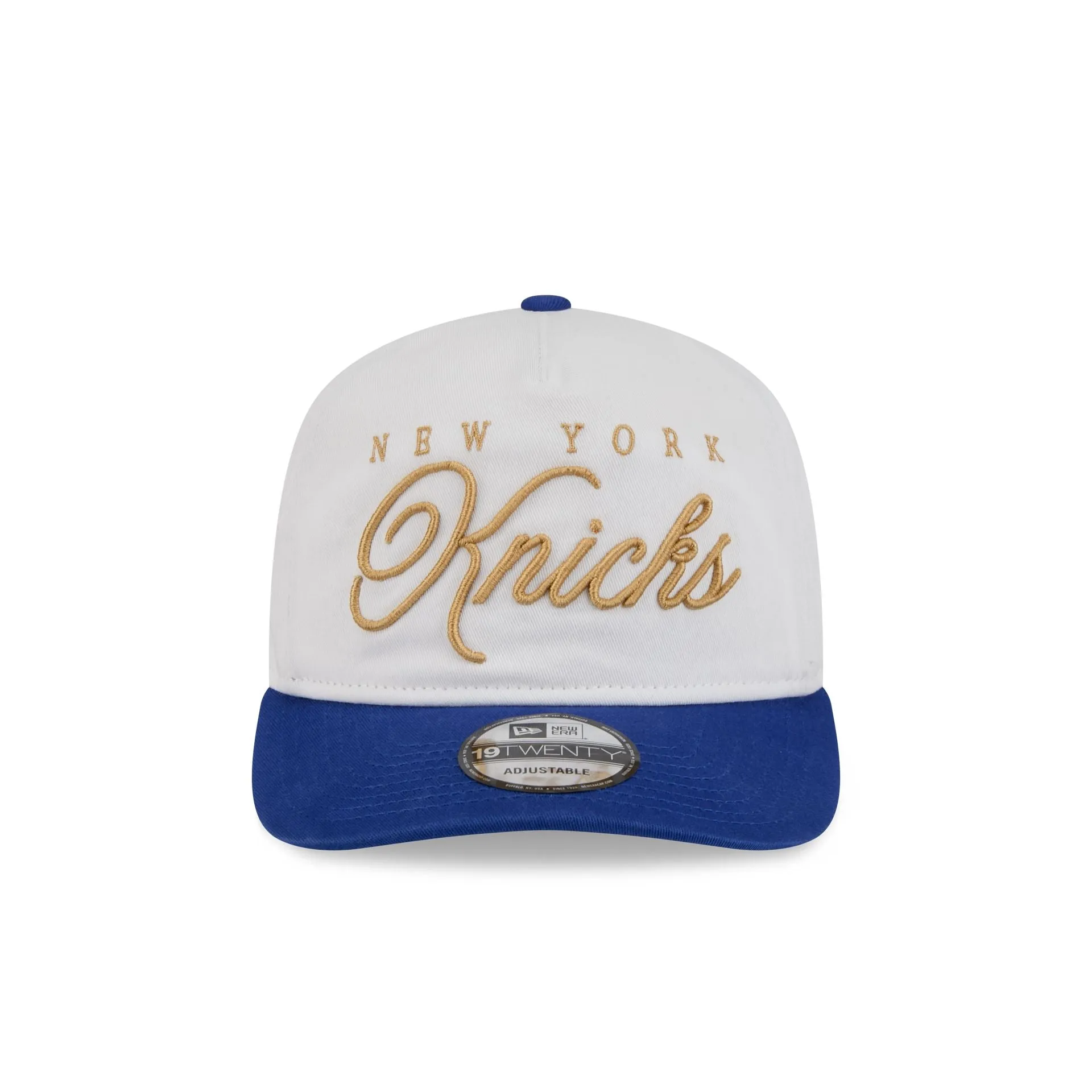 New York Knicks Gold Scripted 19TWENTY Adjustable Hat sold by New Era product image thumbnail 2