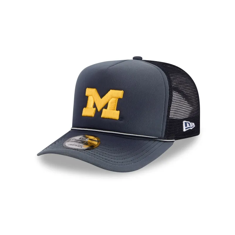 Michigan Wolverines Worn 9FIFTY A-Frame Trucker Hat sold by New Era