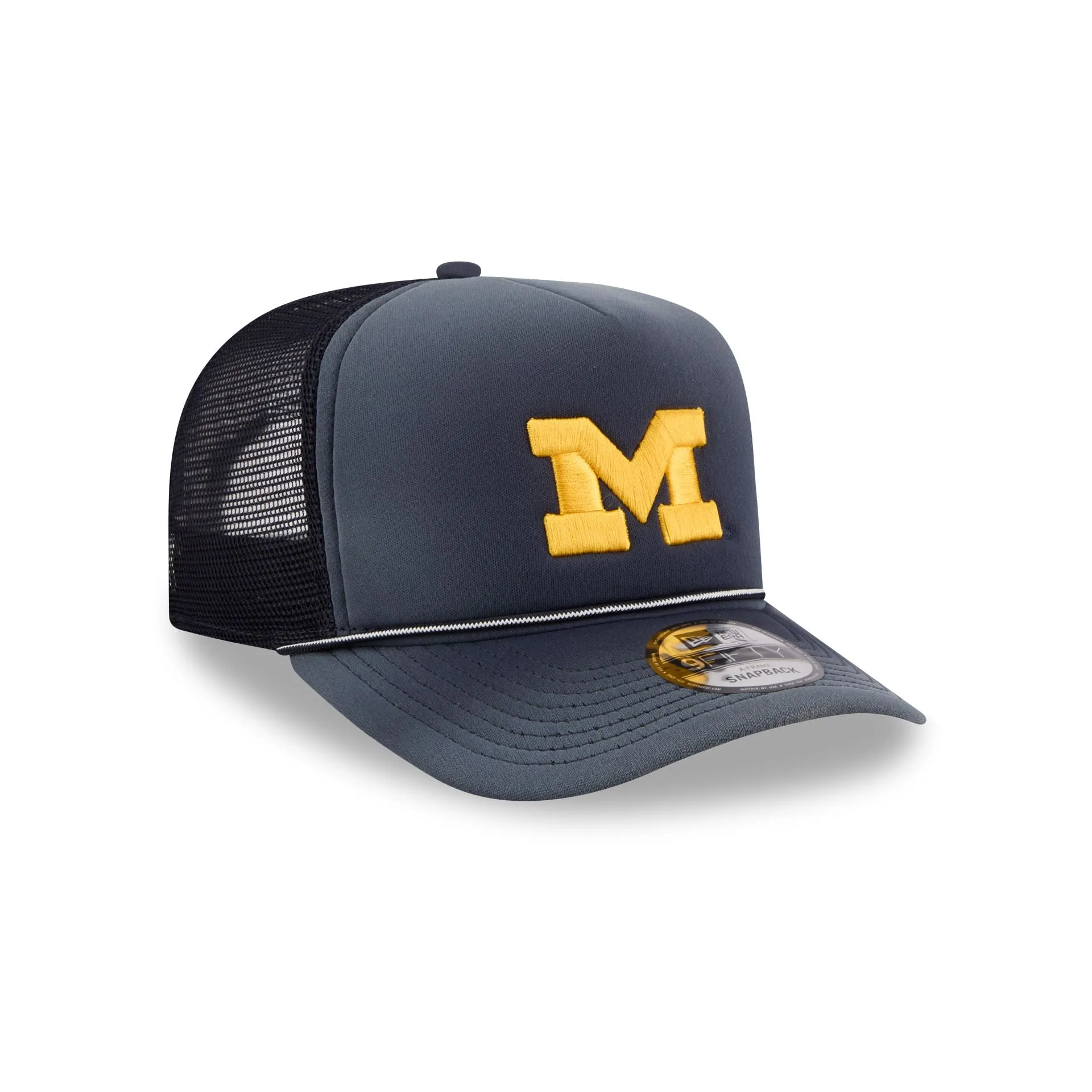 Michigan Wolverines Worn 9FIFTY A-Frame Trucker Hat sold by New Era product image thumbnail 3
