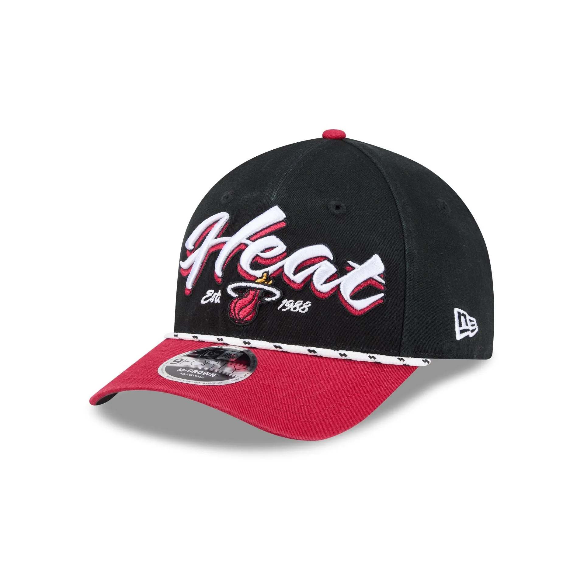 Miami Heat Team Loyal 9FORTY M-Crown Snapback Hat sold by New Era