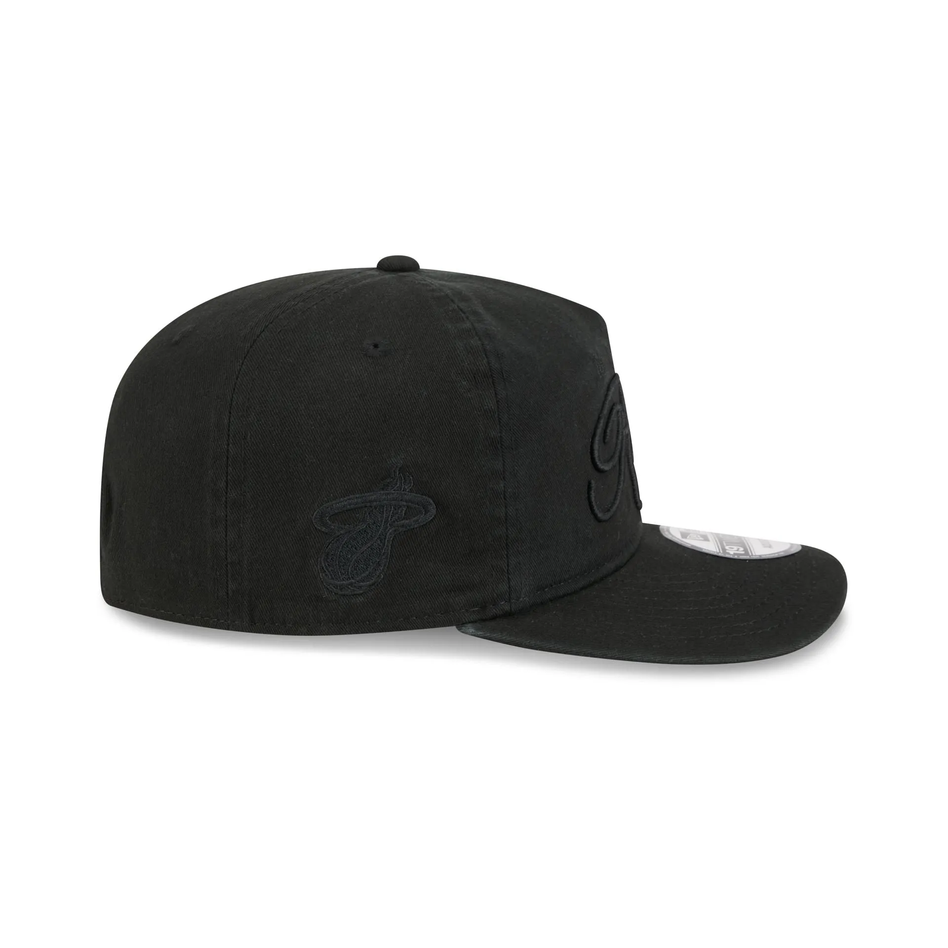 Miami Heat All Black Scripted 19TWENTY Adjustable Hat sold by New Era product image thumbnail 4