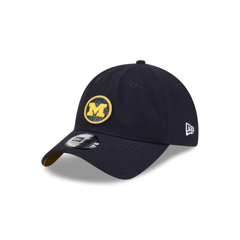 Michigan Wolverines Sparkle Casual Classic Adjustable Hat made by New Era
