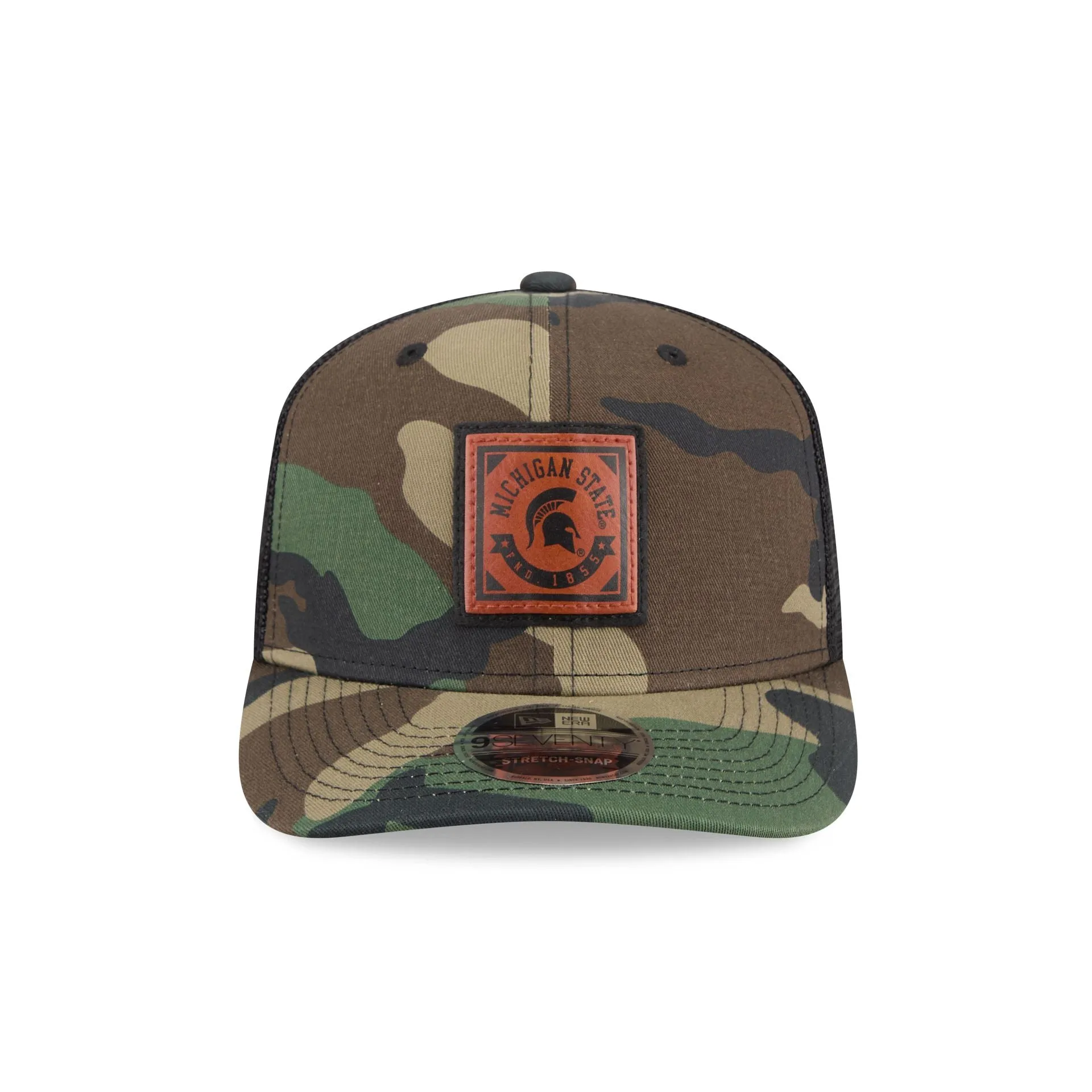 Michigan State Spartans Camo Canvas 9SEVENTY Trucker Hat sold by New Era product image thumbnail 2