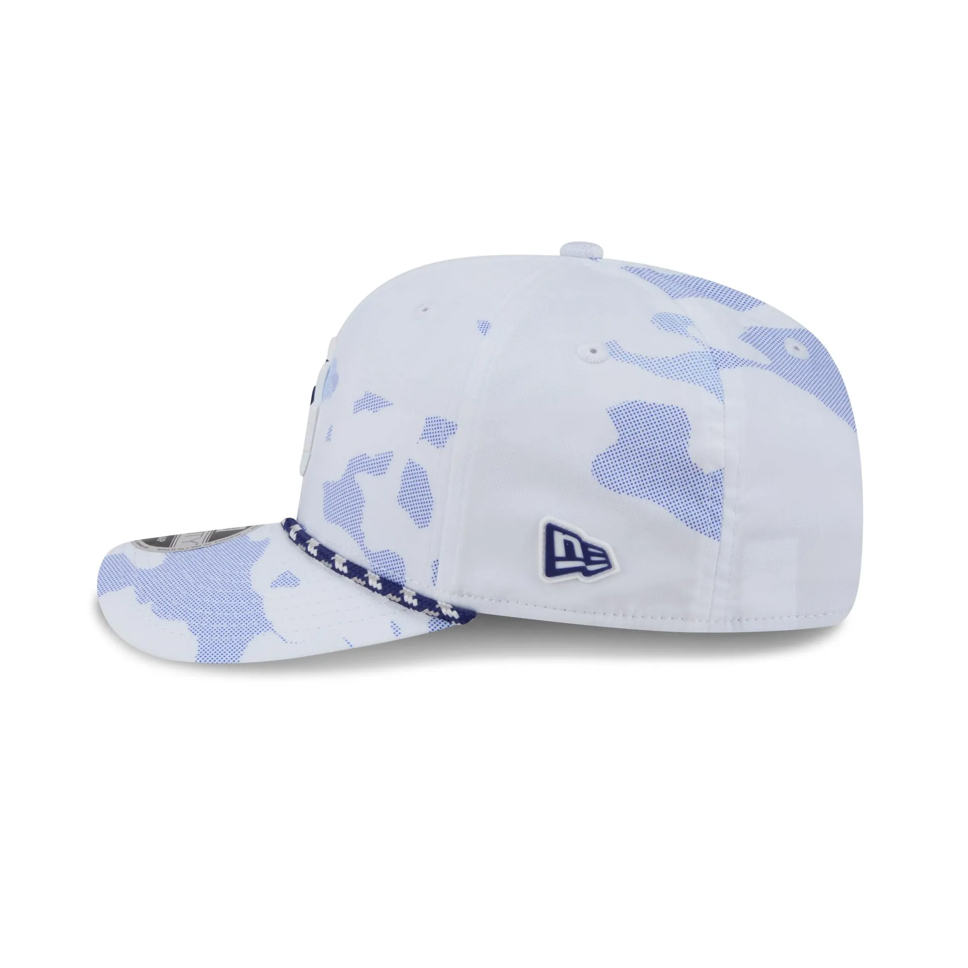 Los Angeles Dodgers White Camo Performance Rope 9SEVENTY Stretch-Snap Hat sold by New Era product image thumbnail 4