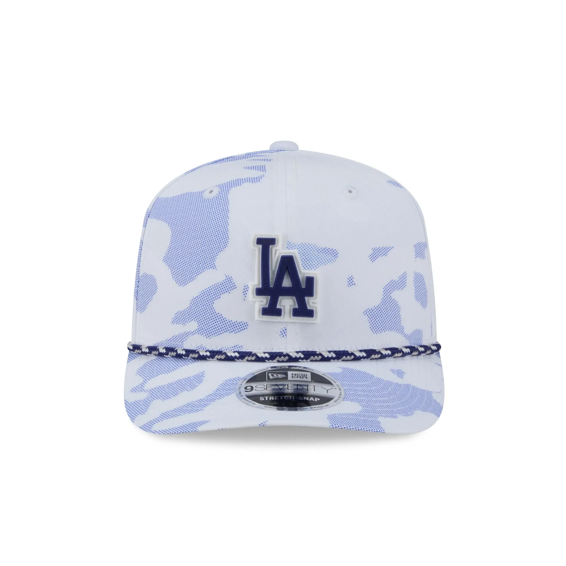 Los Angeles Dodgers White Camo Performance Rope 9SEVENTY Stretch-Snap Hat sold by New Era product image thumbnail 2