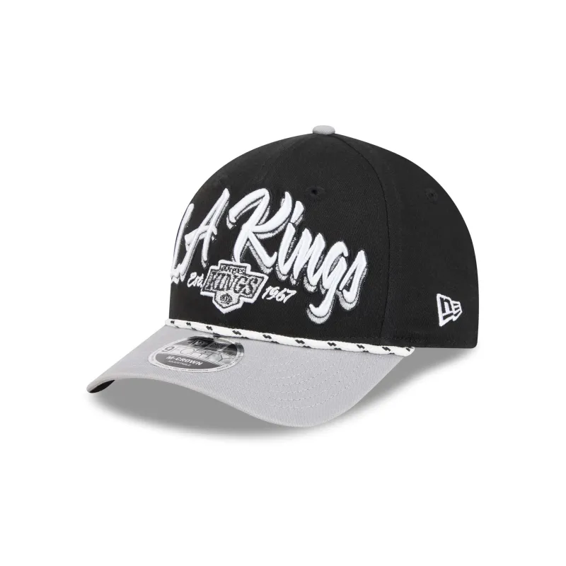 Los Angeles Kings Team Loyal 9FORTY M-Crown Snapback Hat sold by New Era