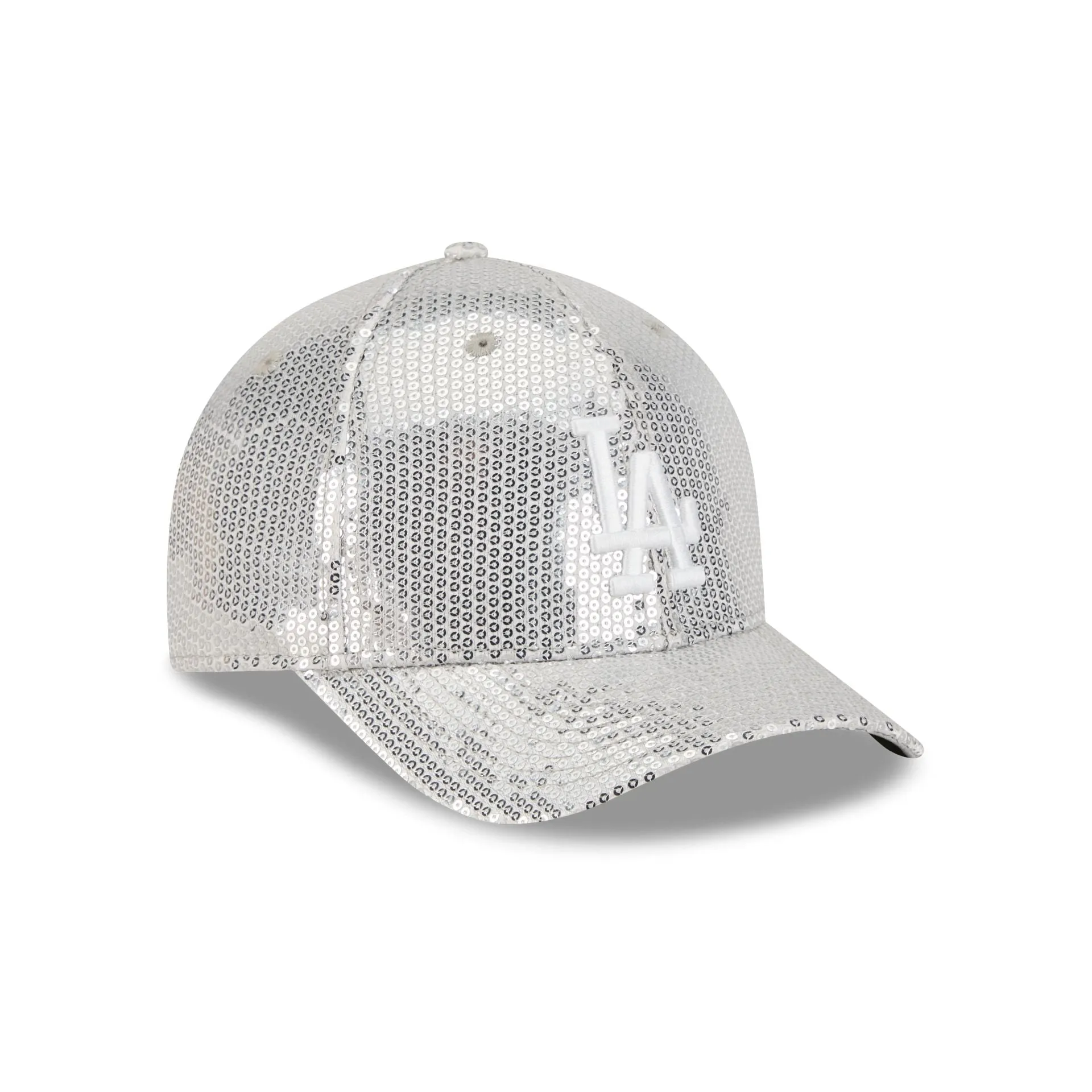 Los Angeles Dodgers Sequin Gray Women's 9FORTY M-Crown Snapback Hat sold by New Era product image thumbnail 3