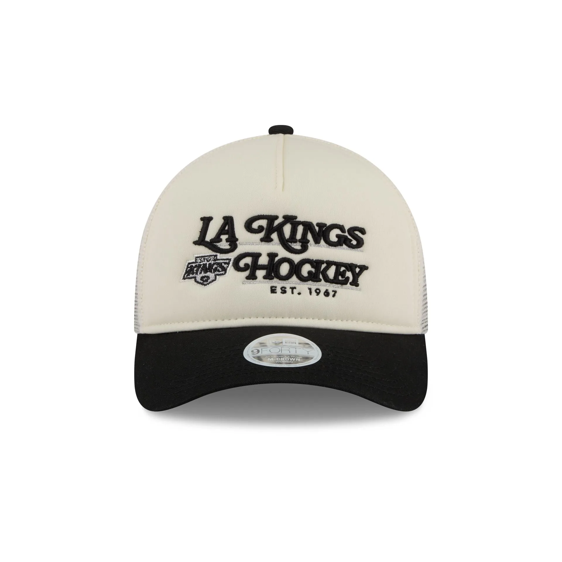 Los Angeles Kings Retro Chrome Women's White 9FORTY M-Crown A-Frame Trucker Hat sold by New Era product image thumbnail 2