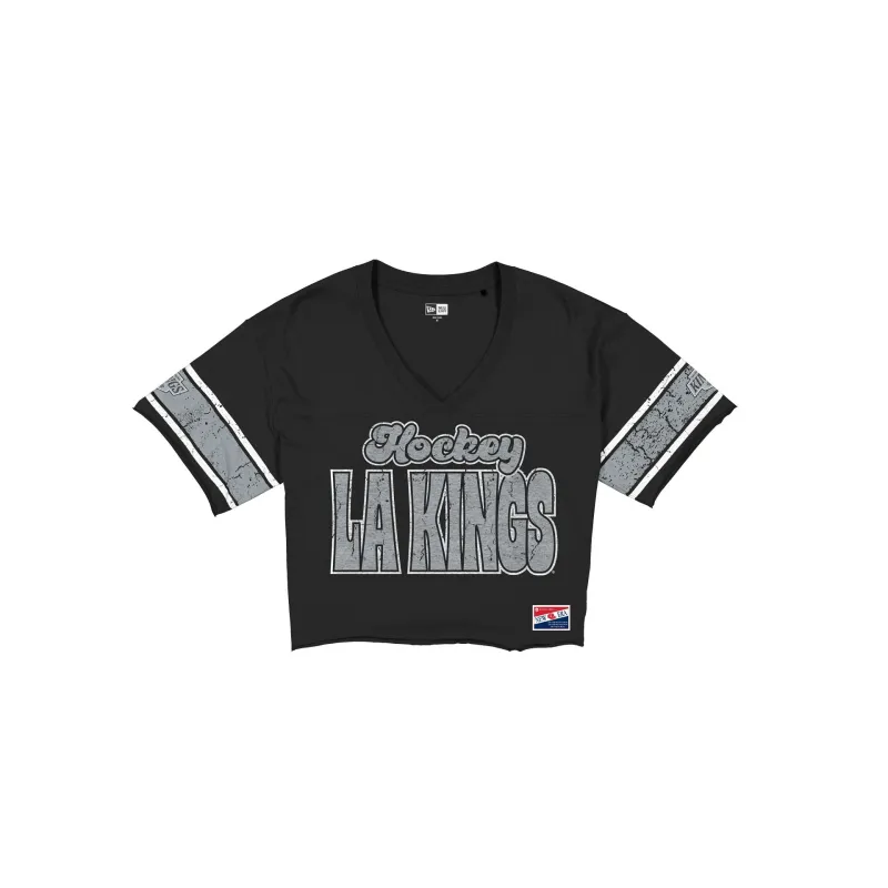 Los Angeles Kings Throwback Women's Cropped T-Shirt sold by New Era