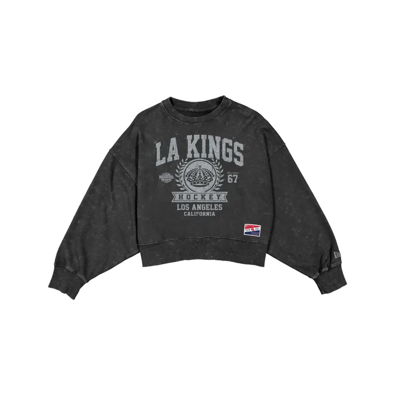 Los Angeles Kings Throwback Women's Boxy Crewneck sold by New Era