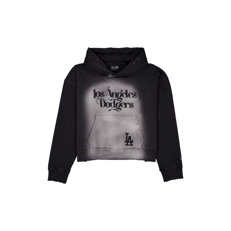 Los Angeles Dodgers Trend Sun Fade Studded Women's Hoodie made by New Era