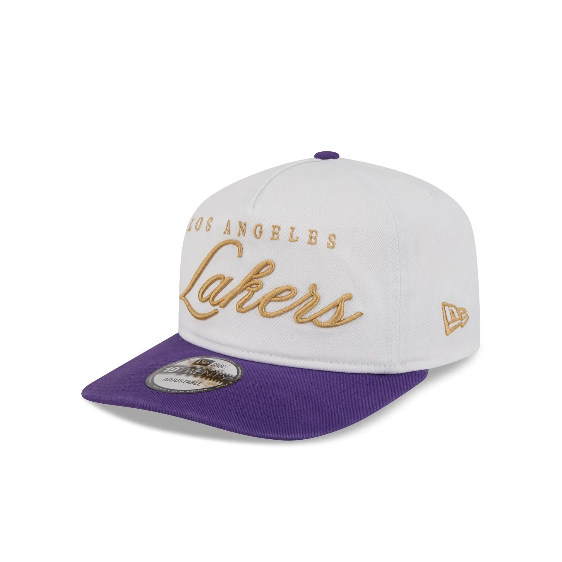 Los Angeles Lakers Gold Scripted 19TWENTY Adjustable Hat sold by New Era product image thumbnail 3
