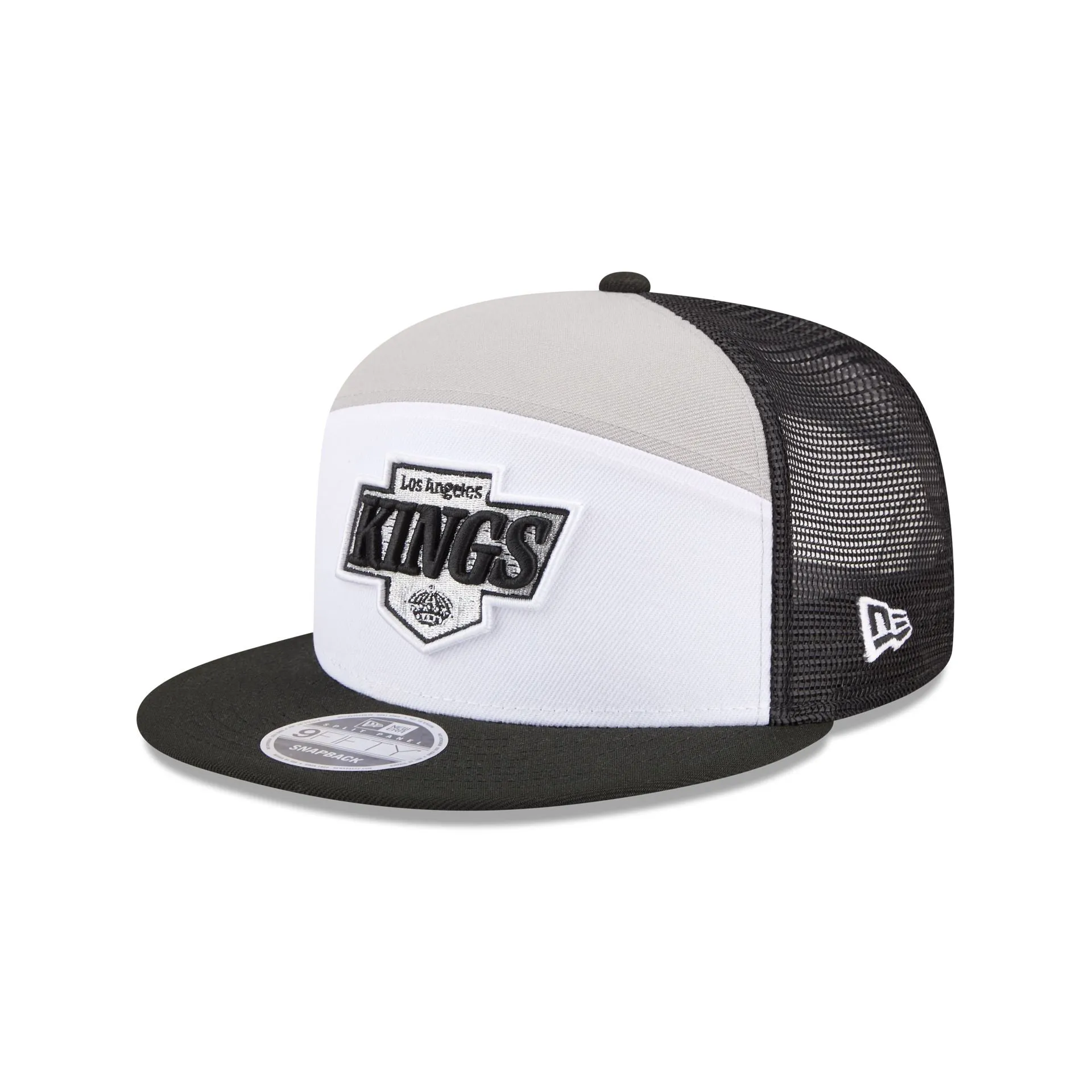 Los Angeles Kings Block Split Panel 9FIFTY Trucker Hat sold by New Era