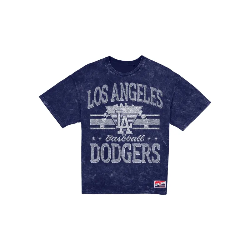 Los Angeles Dodgers Throwback Vintage Wash Women's T-Shirt sold by New Era