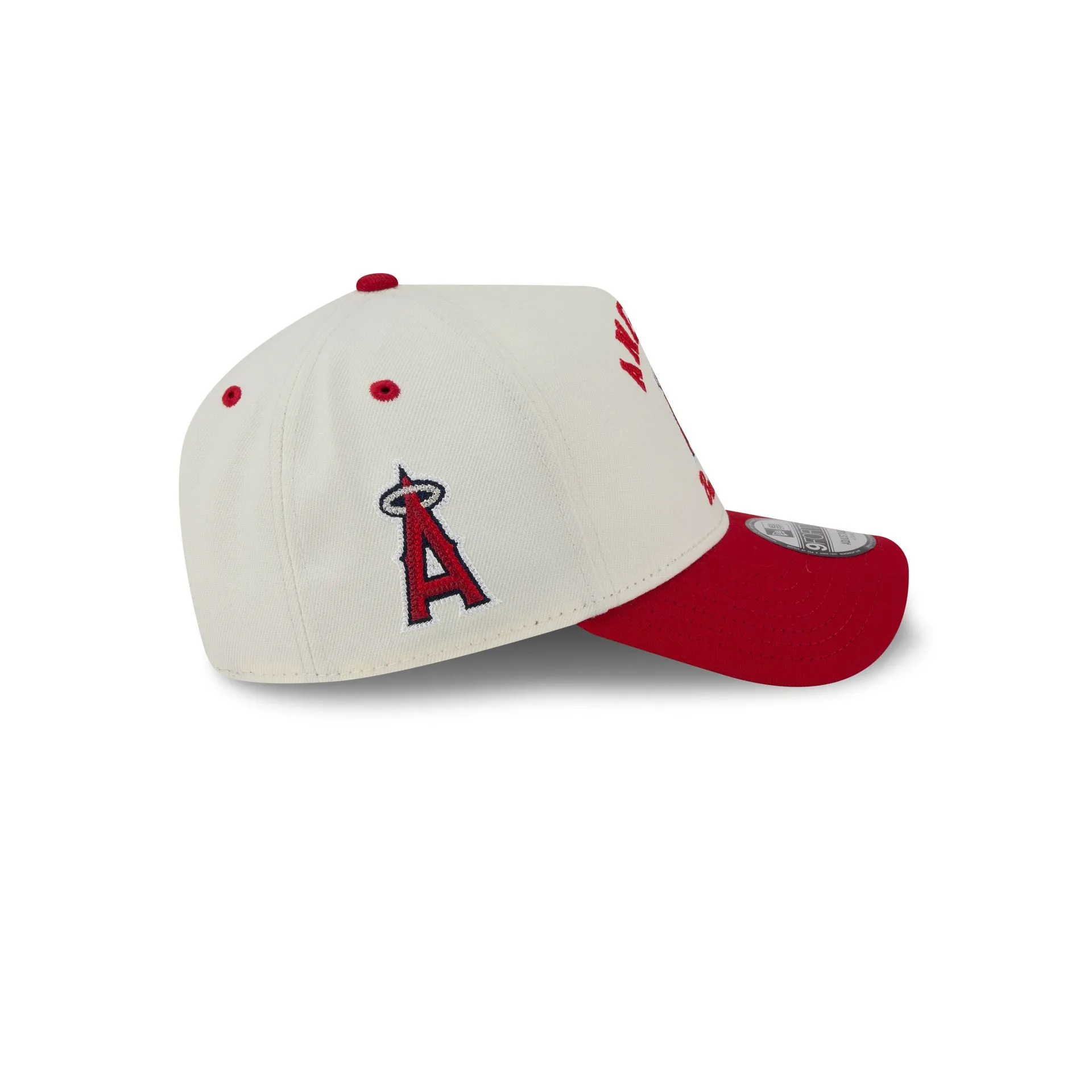 Los Angeles Angels Chrome White Arched 9FORTY A-Frame Snapback Hat sold by New Era product image thumbnail 4