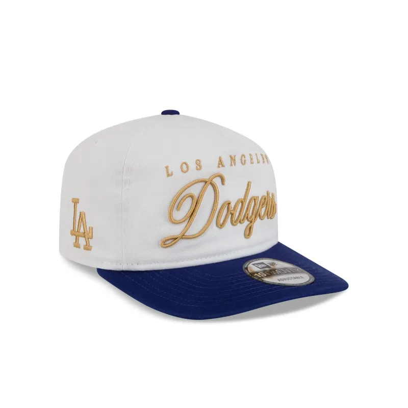 Los Angeles Dodgers Gold Scripted 19TWENTY Adjustable Hat sold by New Era