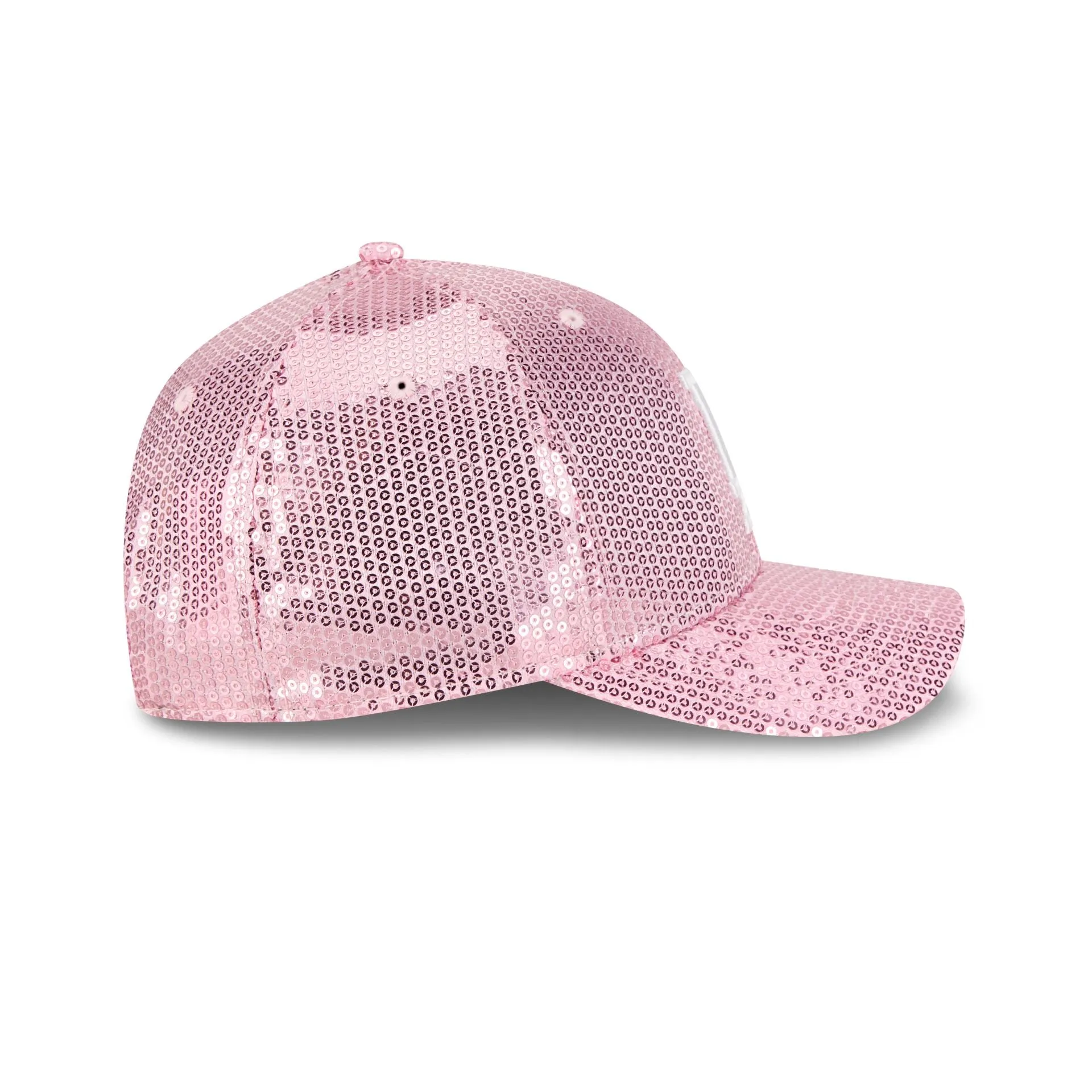 Los Angeles Dodgers Sequin Pink Women's 9FORTY M-Crown Snapback Hat sold by New Era product image thumbnail 5
