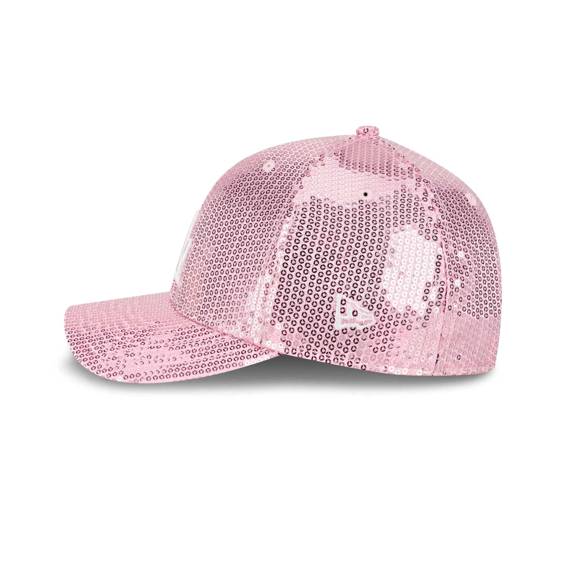 Los Angeles Dodgers Sequin Pink Women's 9FORTY M-Crown Snapback Hat sold by New Era product image thumbnail 4