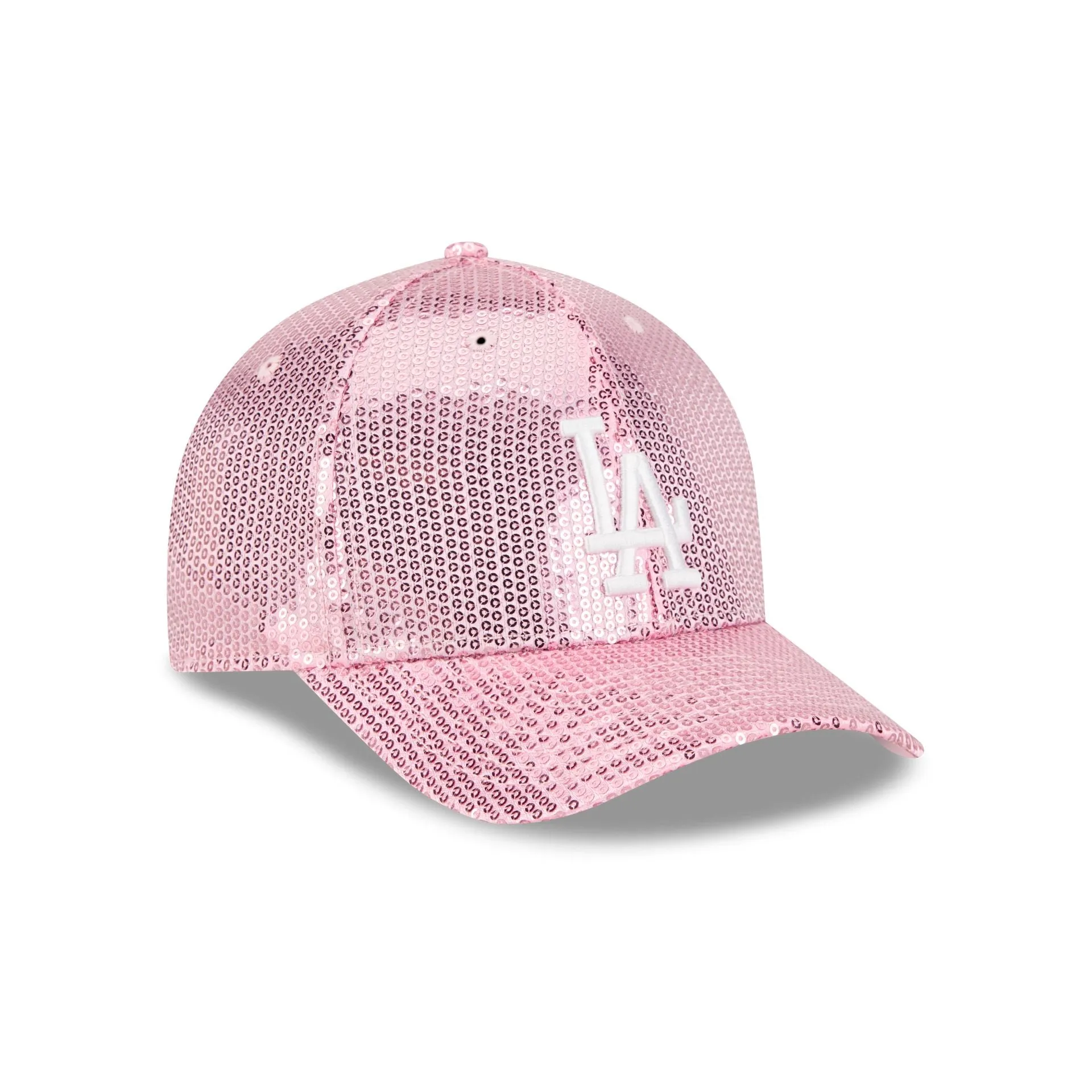 Los Angeles Dodgers Sequin Pink Women's 9FORTY M-Crown Snapback Hat sold by New Era product image thumbnail 3