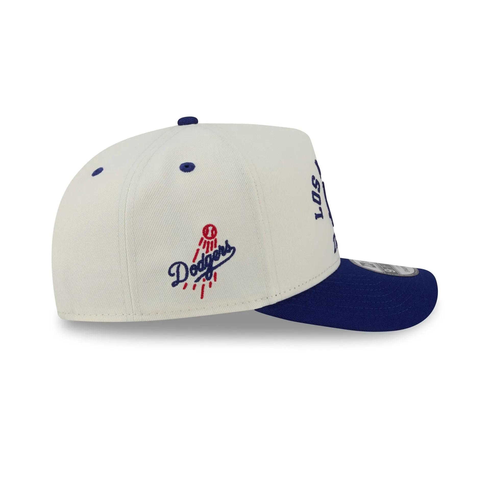 Los Angeles Dodgers Arched Chrome White 9FIFTY A-Frame Snapback Hat sold by New Era product image thumbnail 4