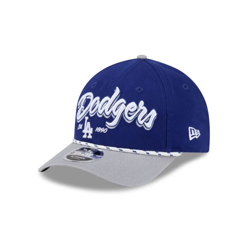Los Angeles Dodgers Team Loyal 9FORTY M-Crown Snapback Hat made by New Era